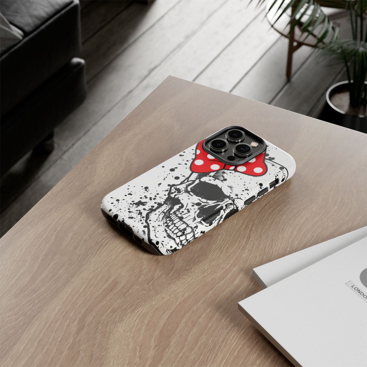 Disney Bow Skull Phone Case