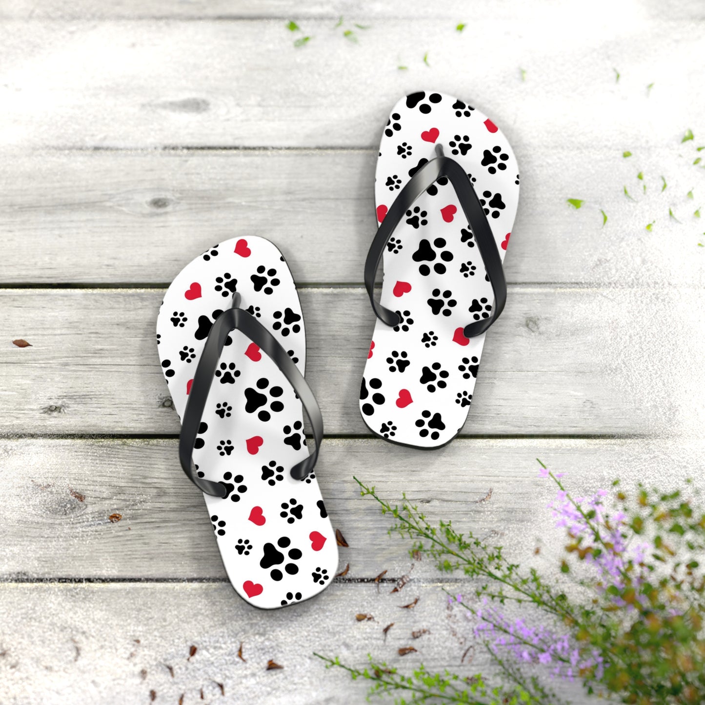 Dog Lover Flip Flops