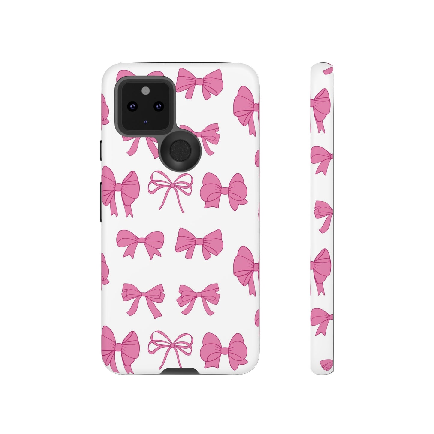 Pink Bows Protective Phone Case for Iphone, Samsung and Google Phones