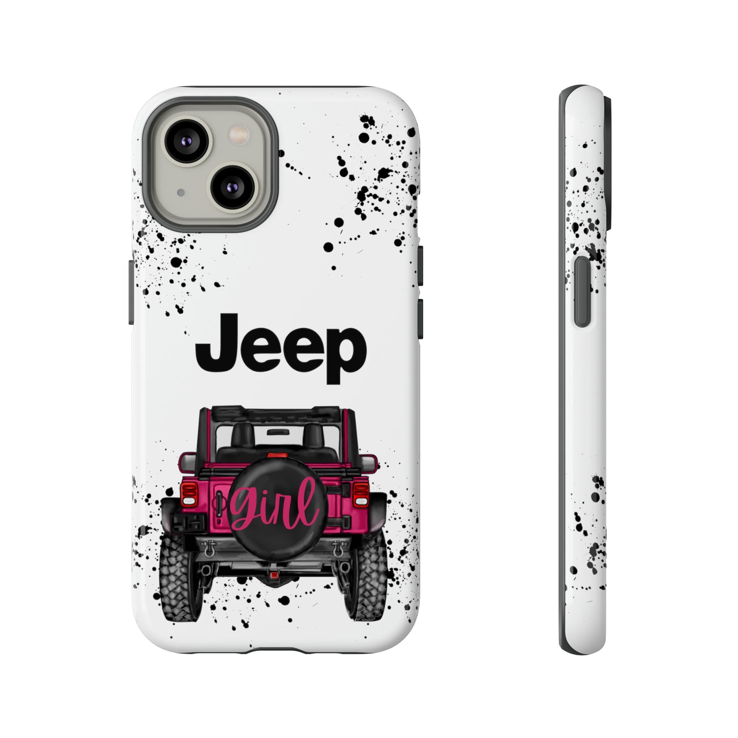 Off Road Girl Red Protective Case for Iphone, Google and Samsung Phones