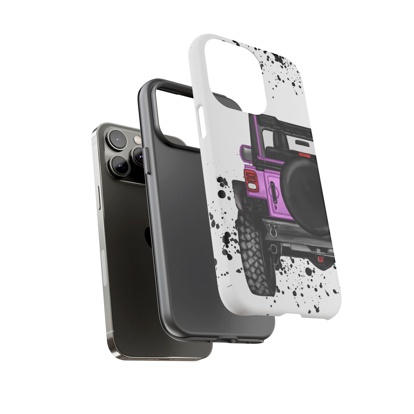 Off Road Life Pink/Light Purple Protective Case for Iphone, Google and Samsung