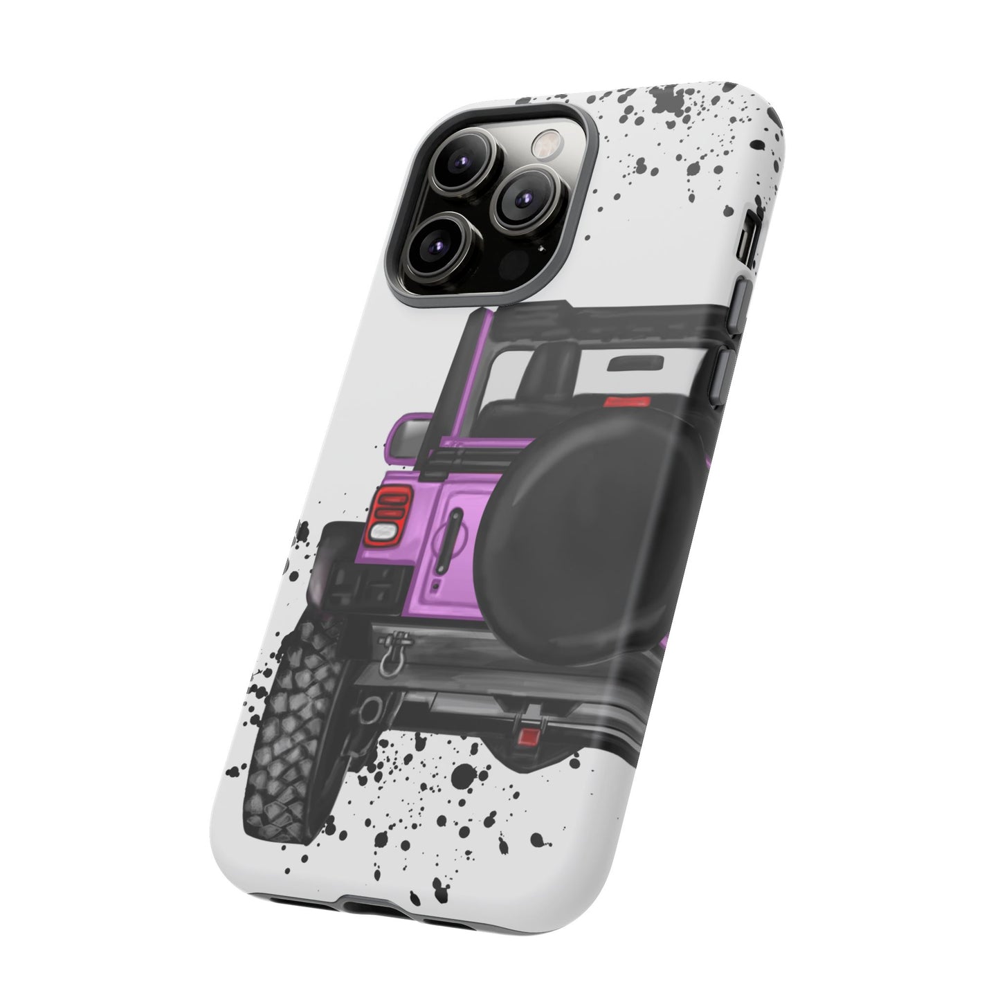 Off Road Life Charcoal Pink/Light Purple Protective Case for Iphone, Google and Samsung
