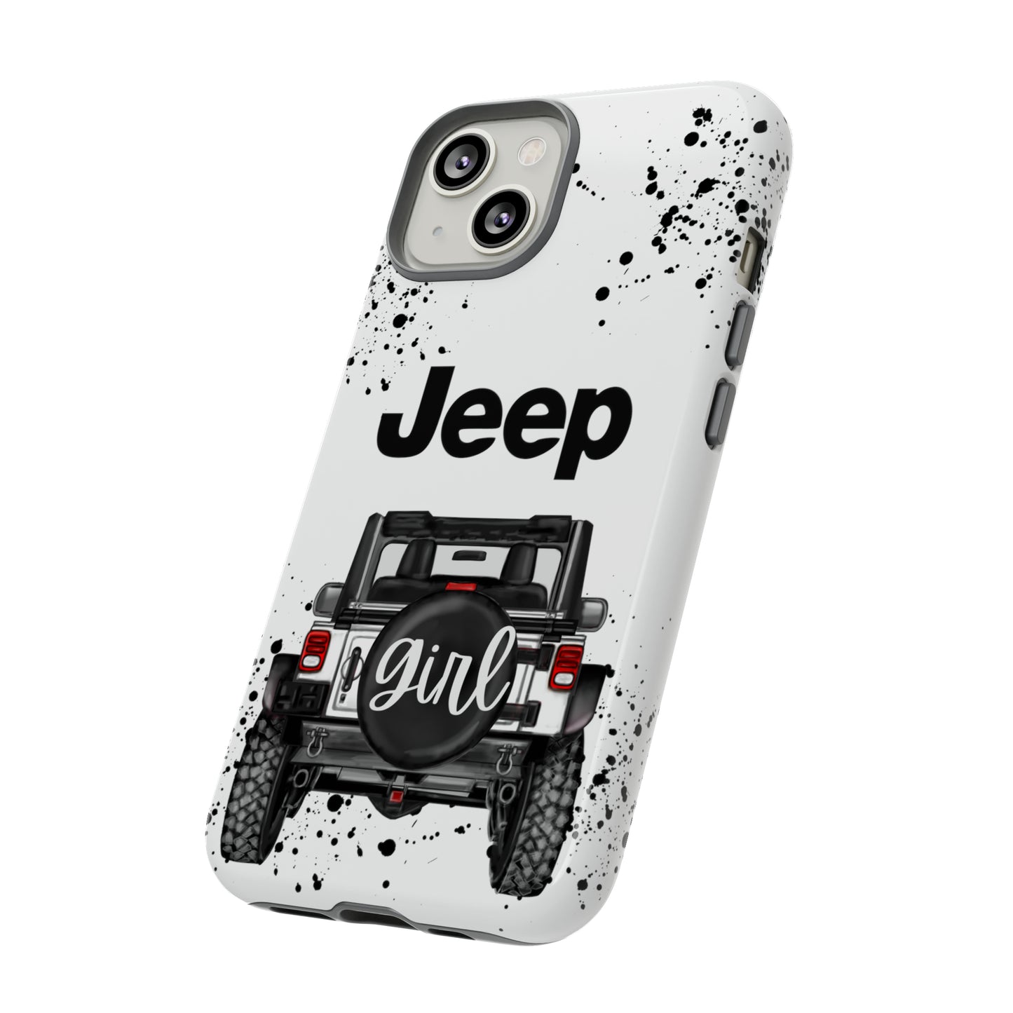 Off Road Girl White Protective Case for Iphone, Google and Samsung Phones