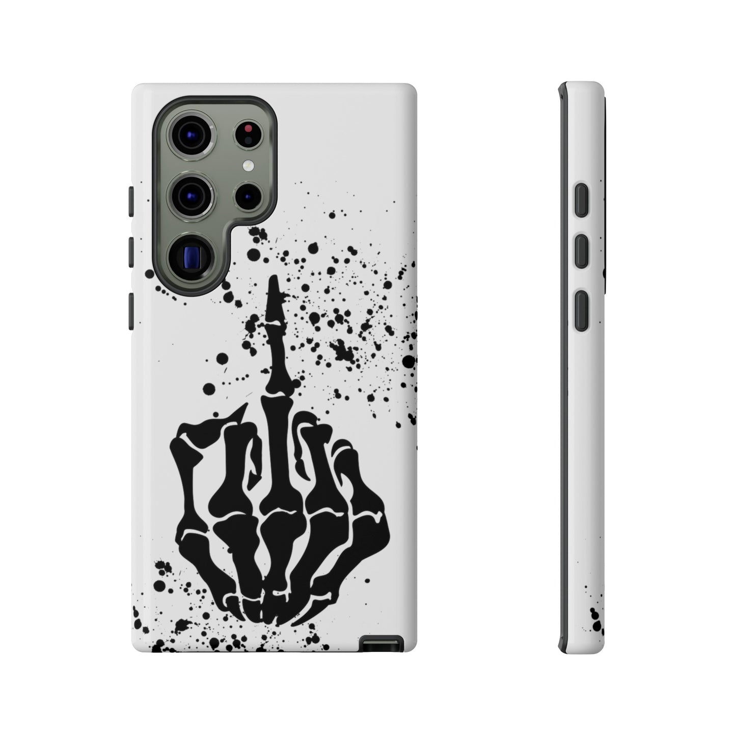 Skeleton, Finger Protective Case for Iphone, a Google and Samsung phones