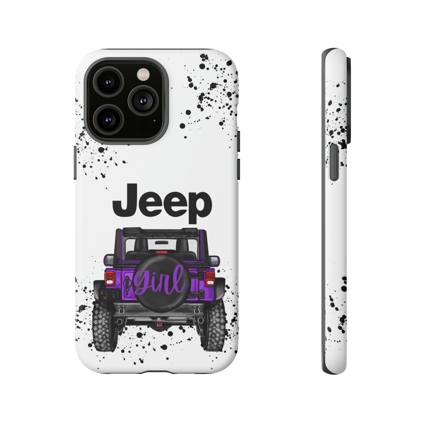 Off Road Girl Dark Purple Protective Case for Iphone, Google and Samsung Phones