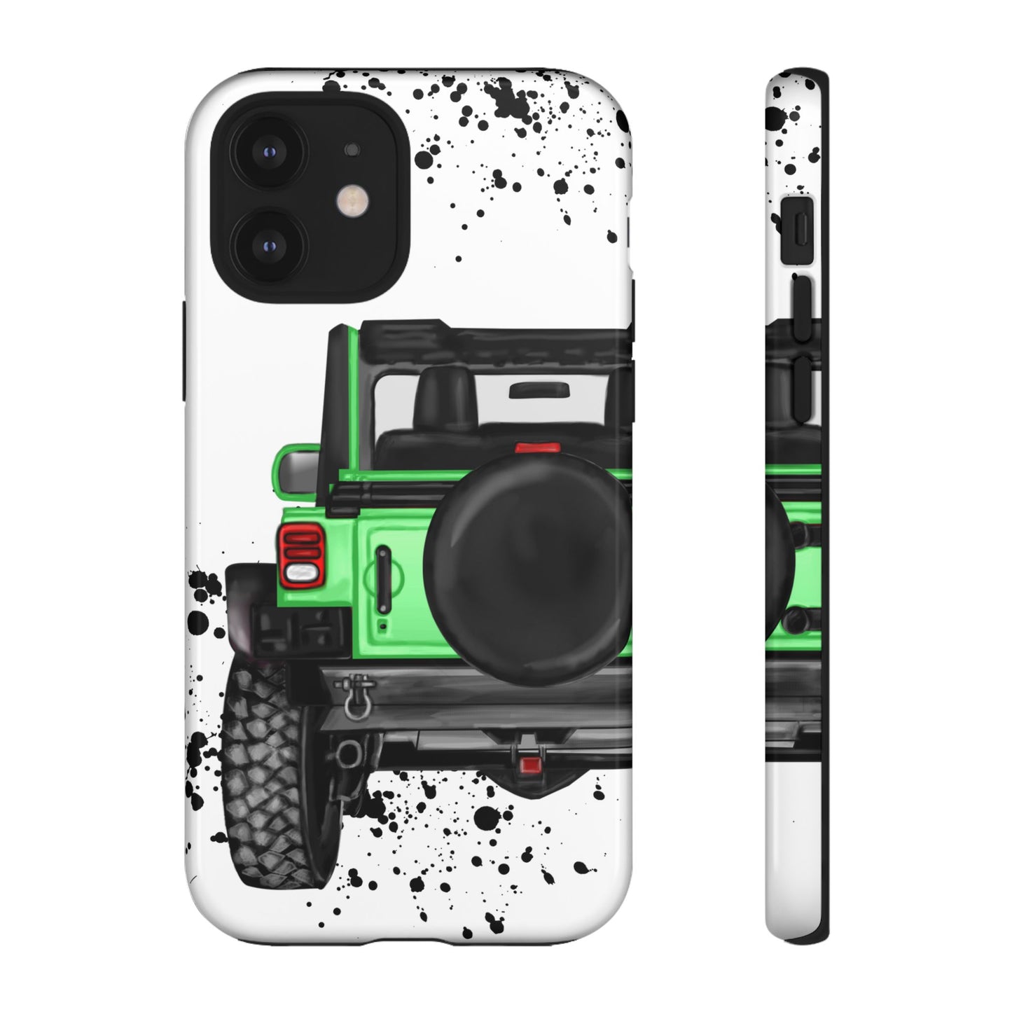 Off Road Life Green Protective Case for Iphone, Google and Samsung