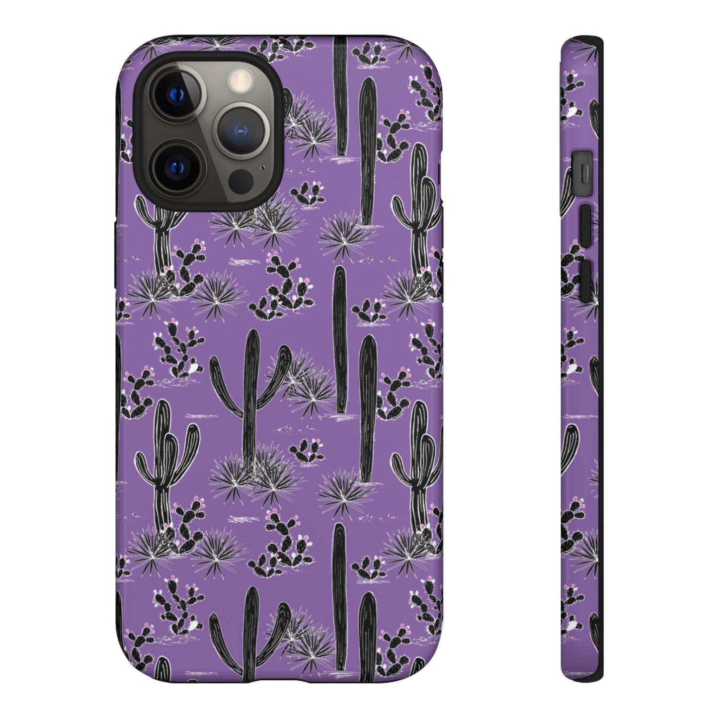 Purple Cactus Love Phone Case