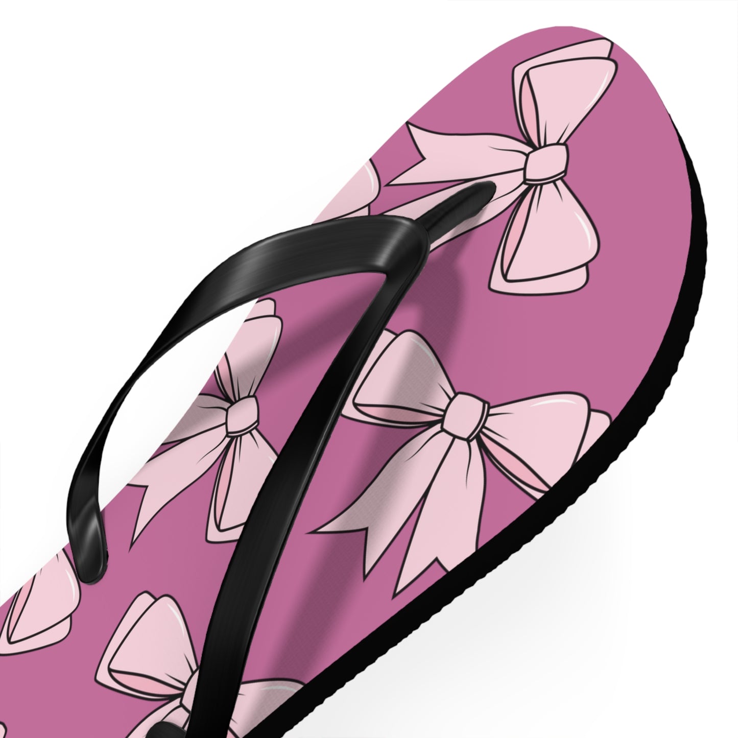 Pink Bow Flip Flops