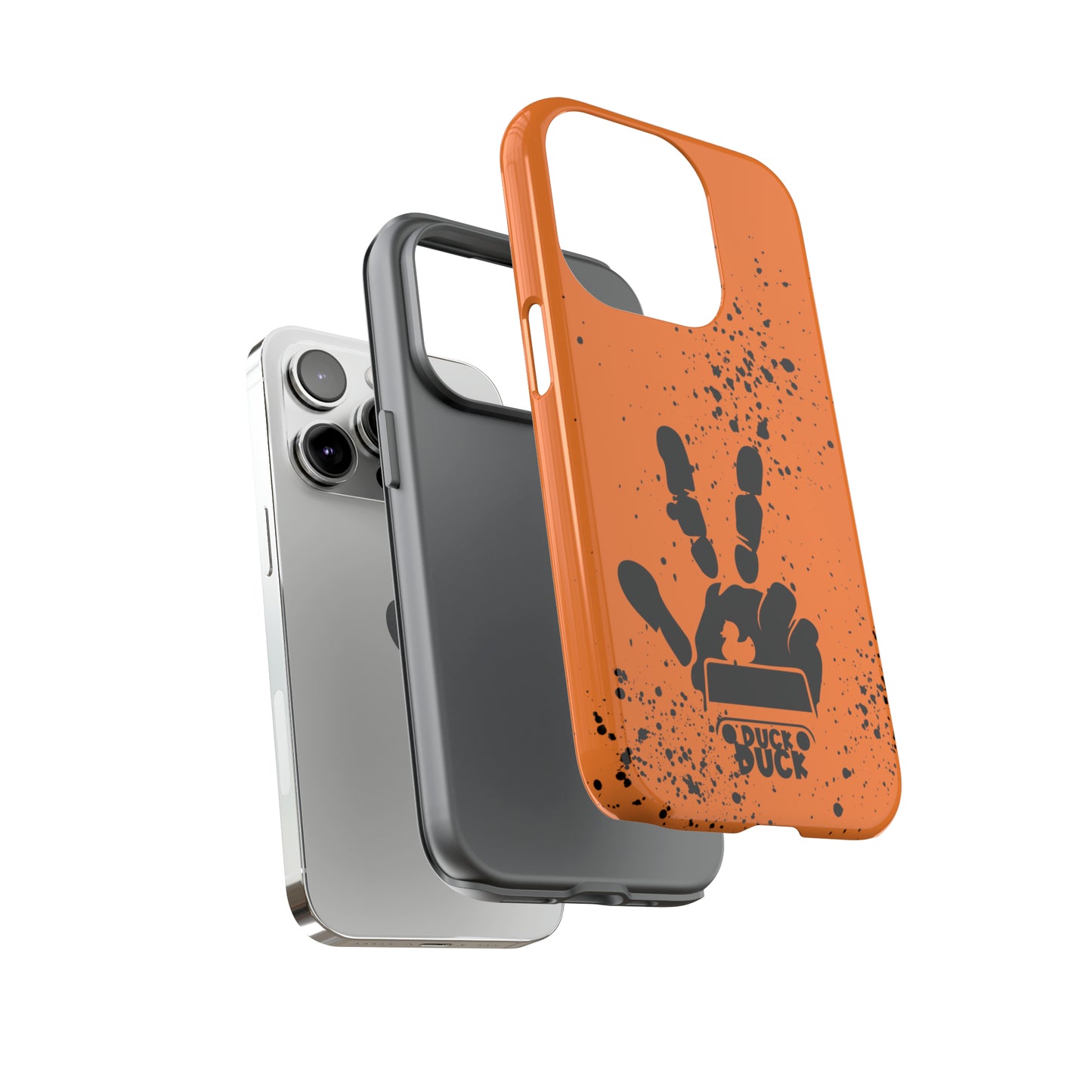 Duck Duck Orange Protective Phone Case for IPhone, Samsung and Google Phones