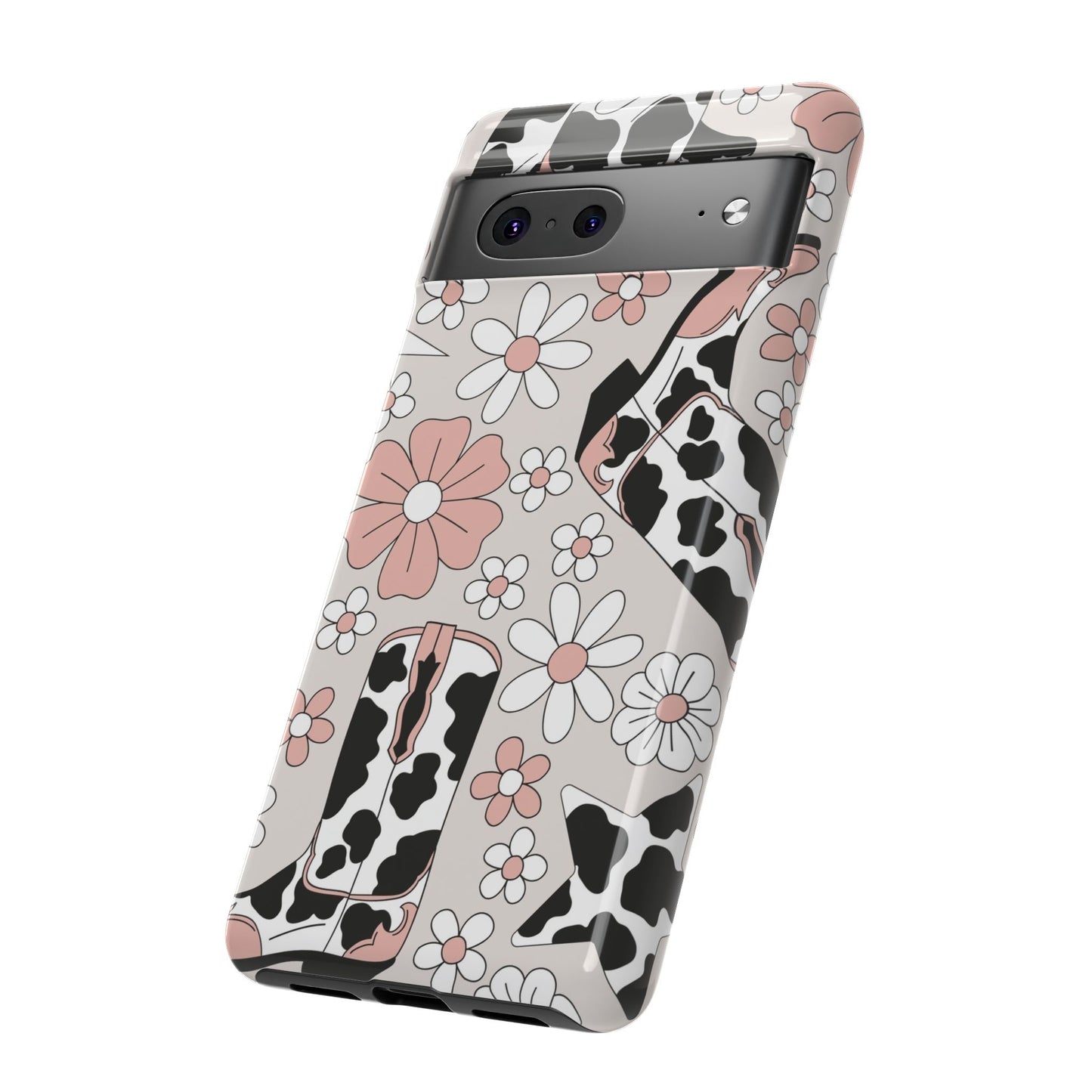 Western Flower Protective Phone Case for Google, Iphone and Samsung Phones