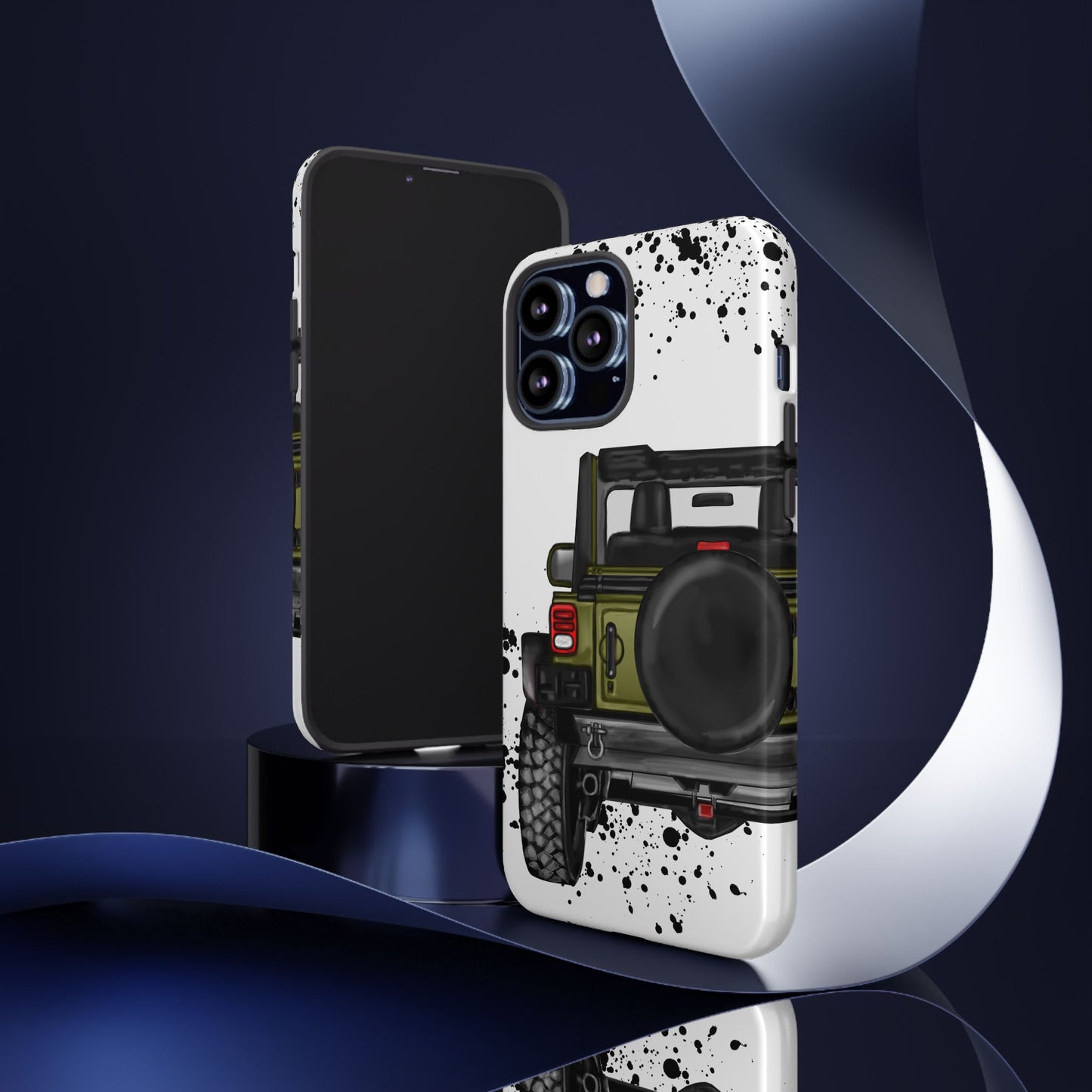 Off Road Life Army Green Protective Case for Iphone, Google and Samsung