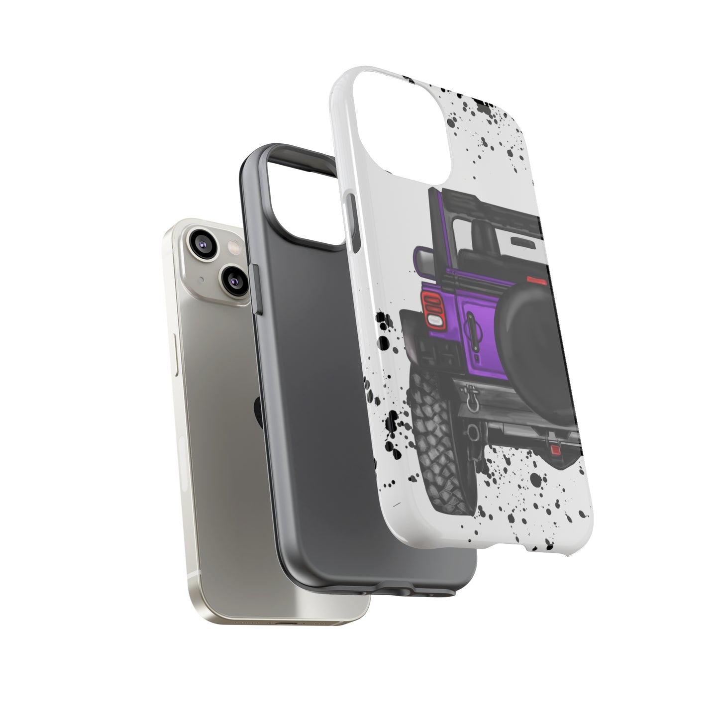 Off Road Life Purple Protective Case for Iphone, Google and Samsung