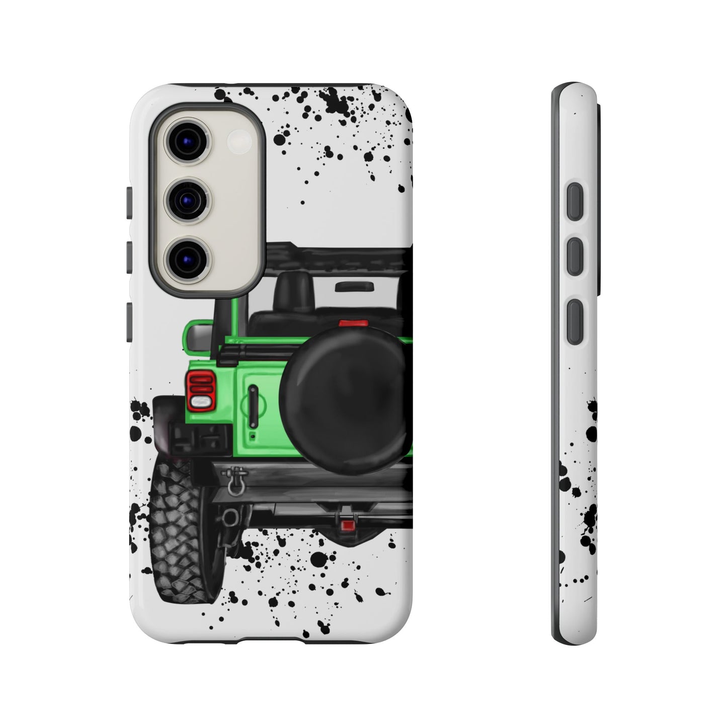 Off Road Life Green Protective Case for Iphone, Google and Samsung