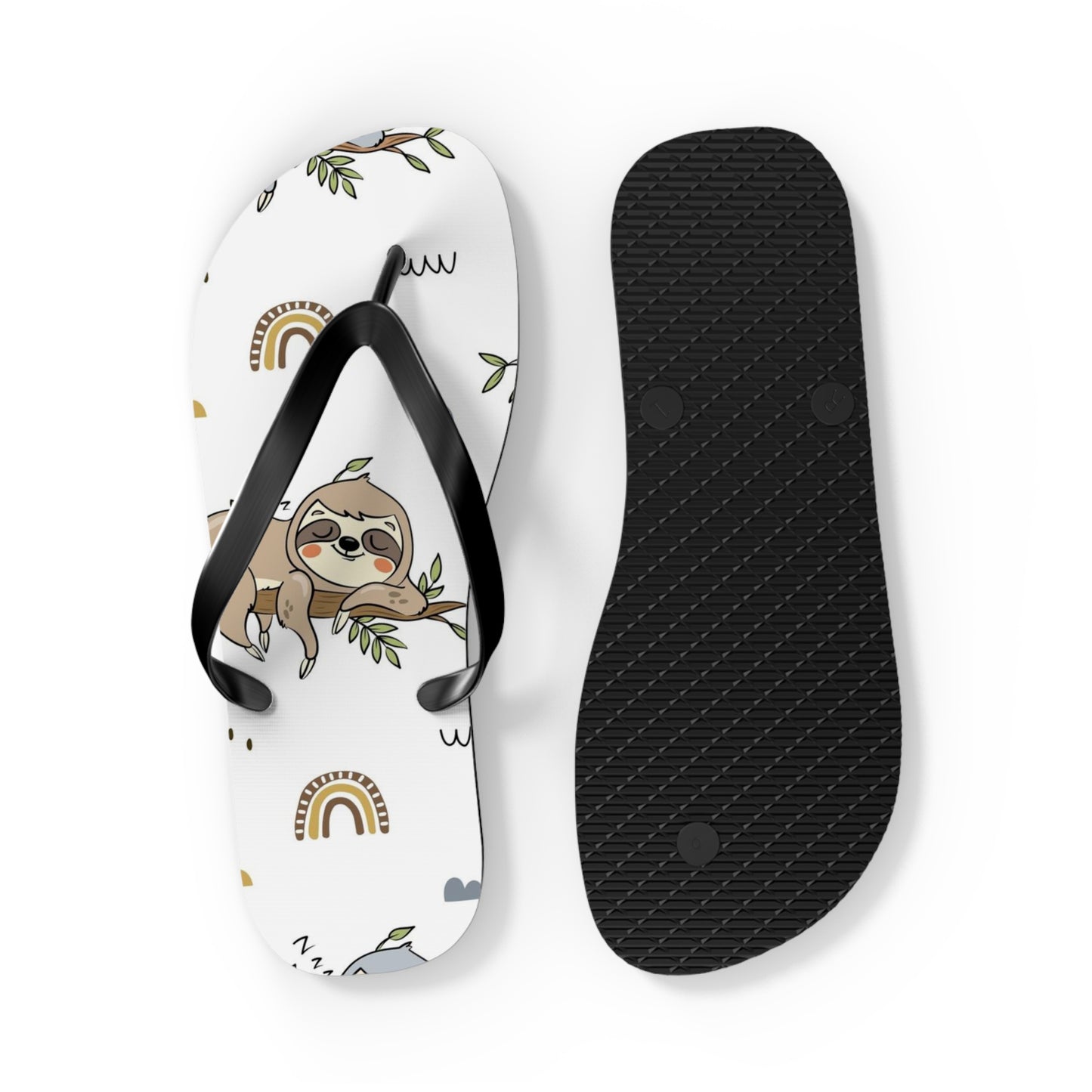 Sloth Love Flip Flops