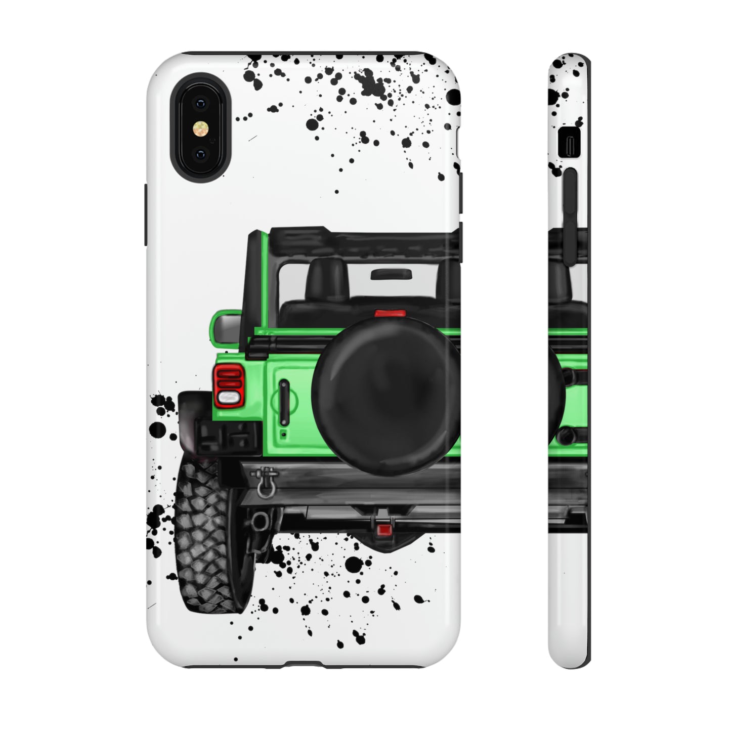 Off Road Life Green Protective Case for Iphone, Google and Samsung