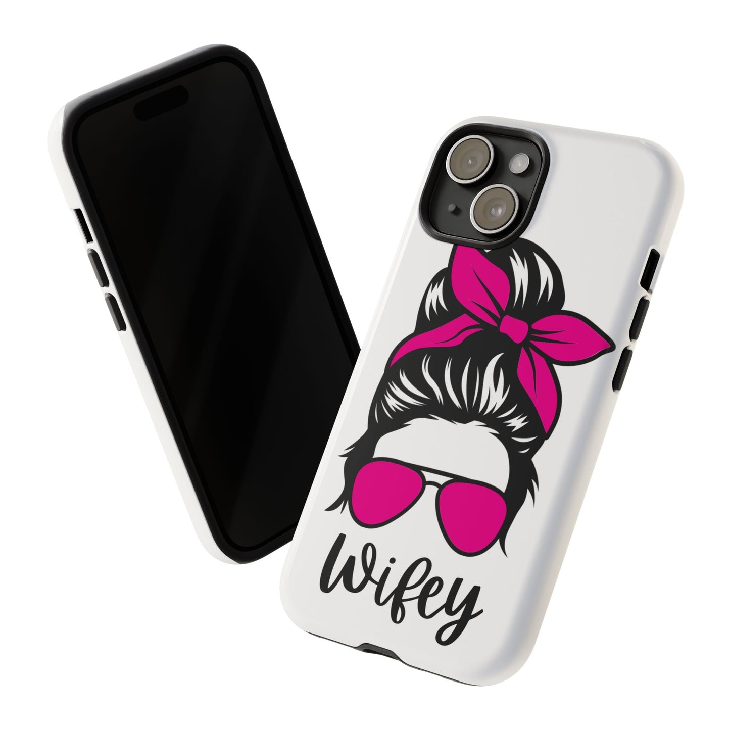 Pink Wifey Protective Case for IPhone, Samsung and Google