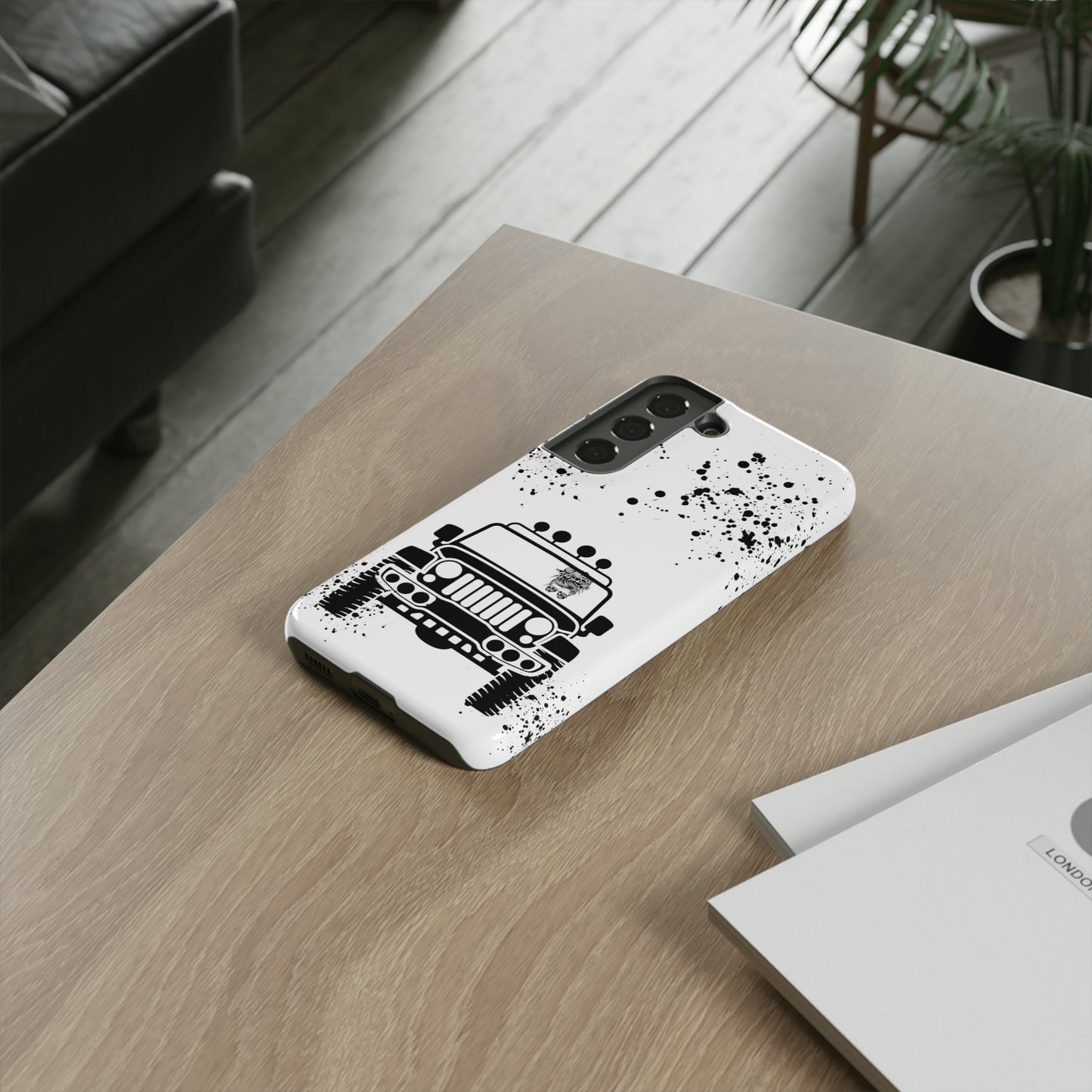 Off Road Girl Cow Print Shades Protective Phone Case for Iphone, Samsung and Google Phones