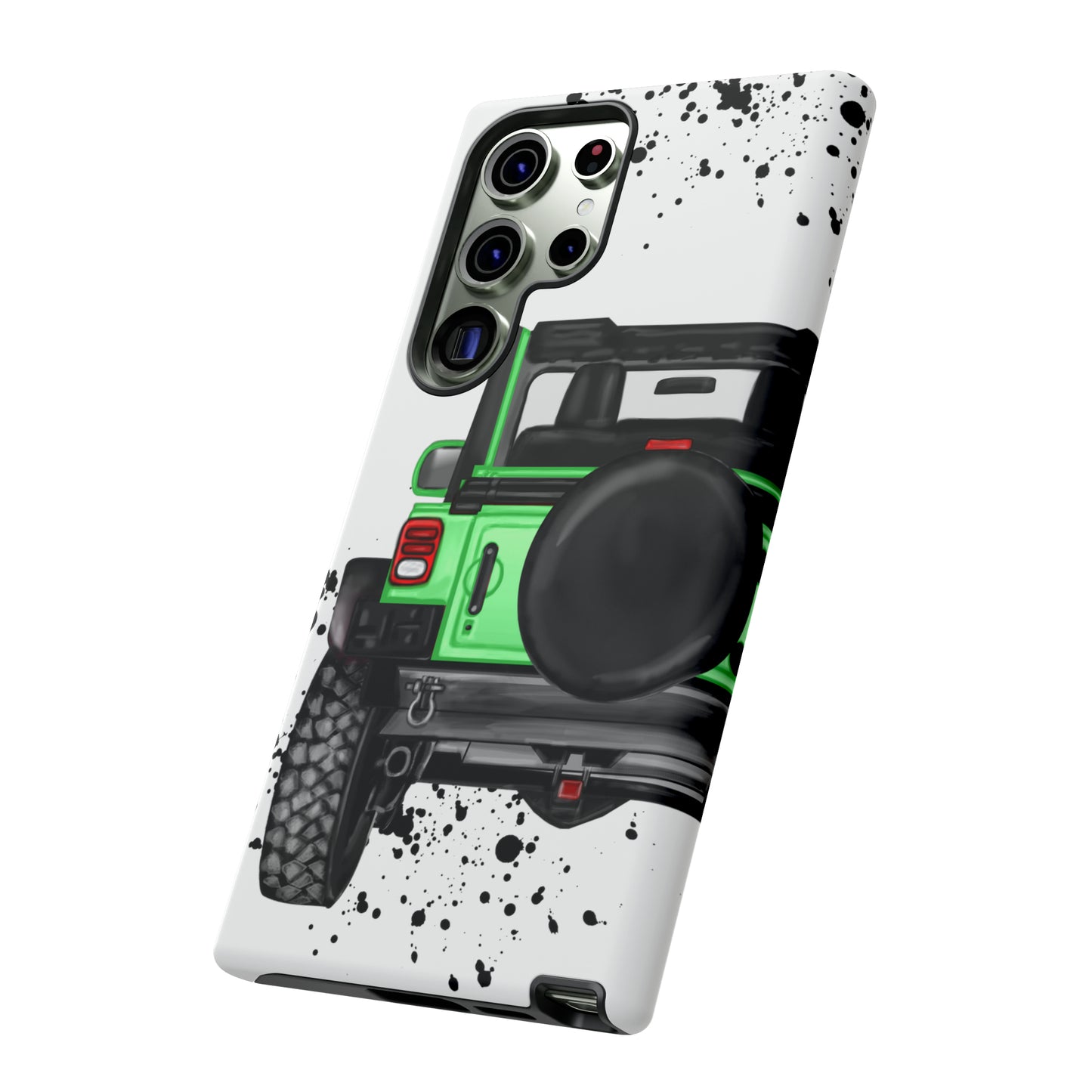 Off Road Life Green Protective Case for Iphone, Google and Samsung