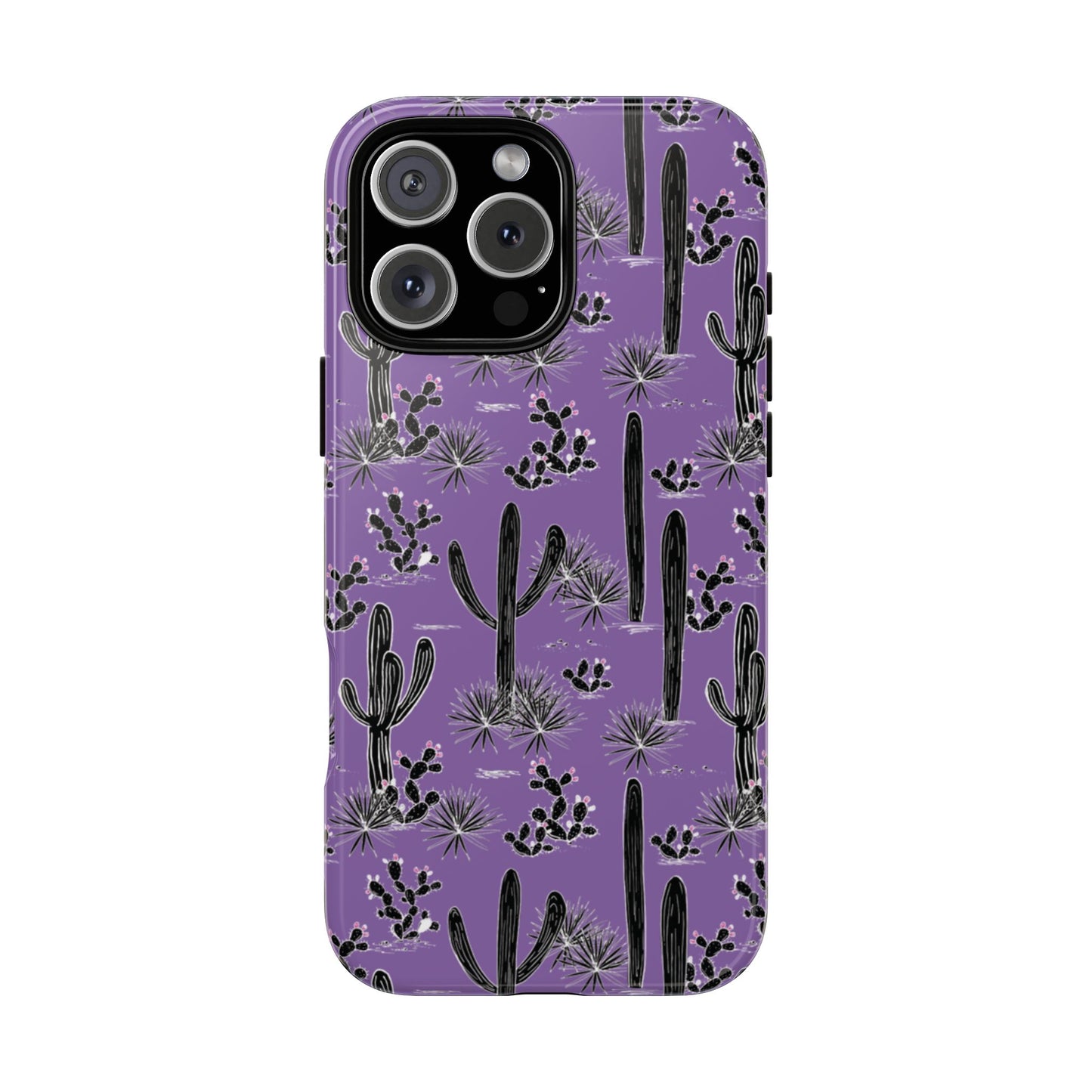 Purple Cactus Love Phone Case