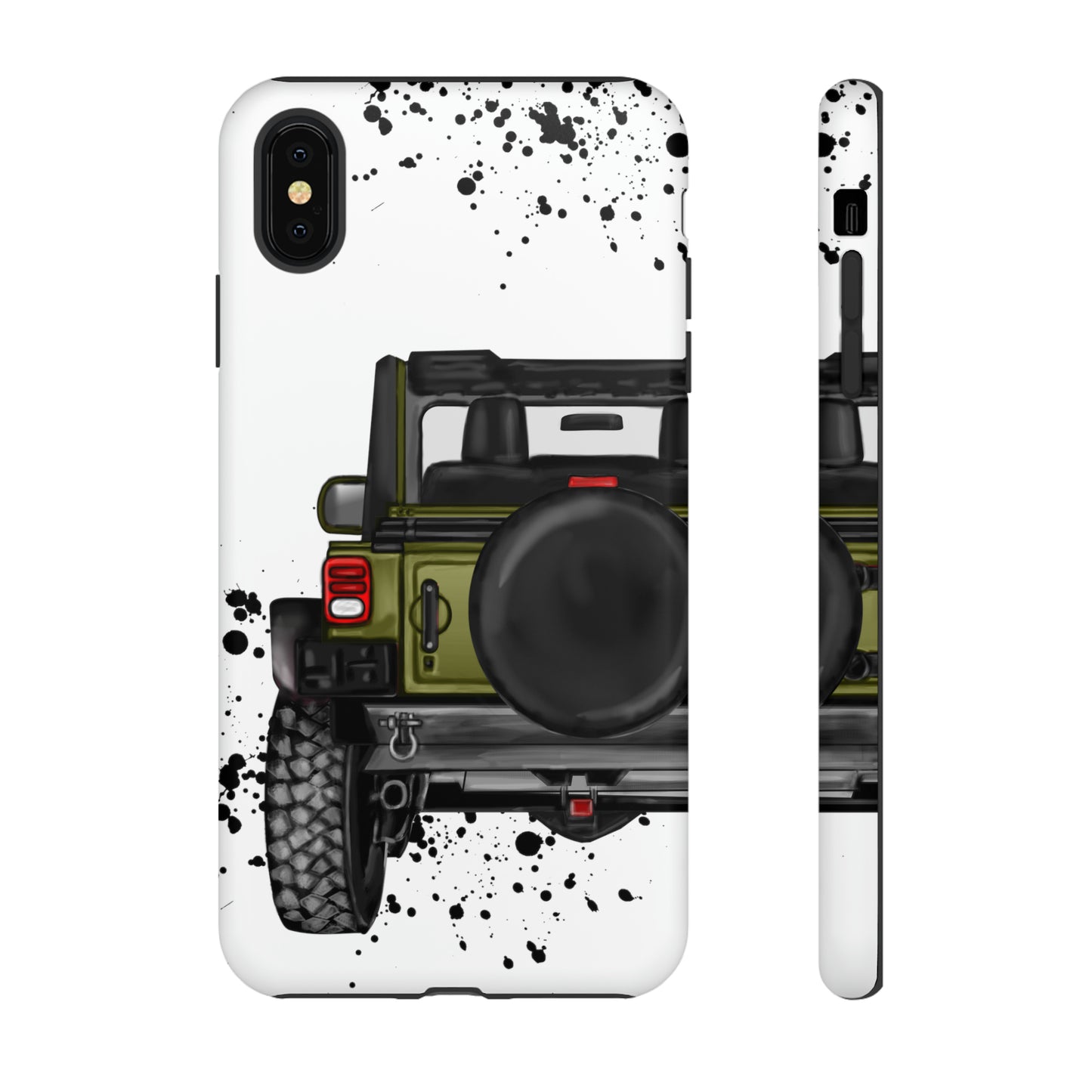 Off Road Life Army Green Protective Case for Iphone, Google and Samsung