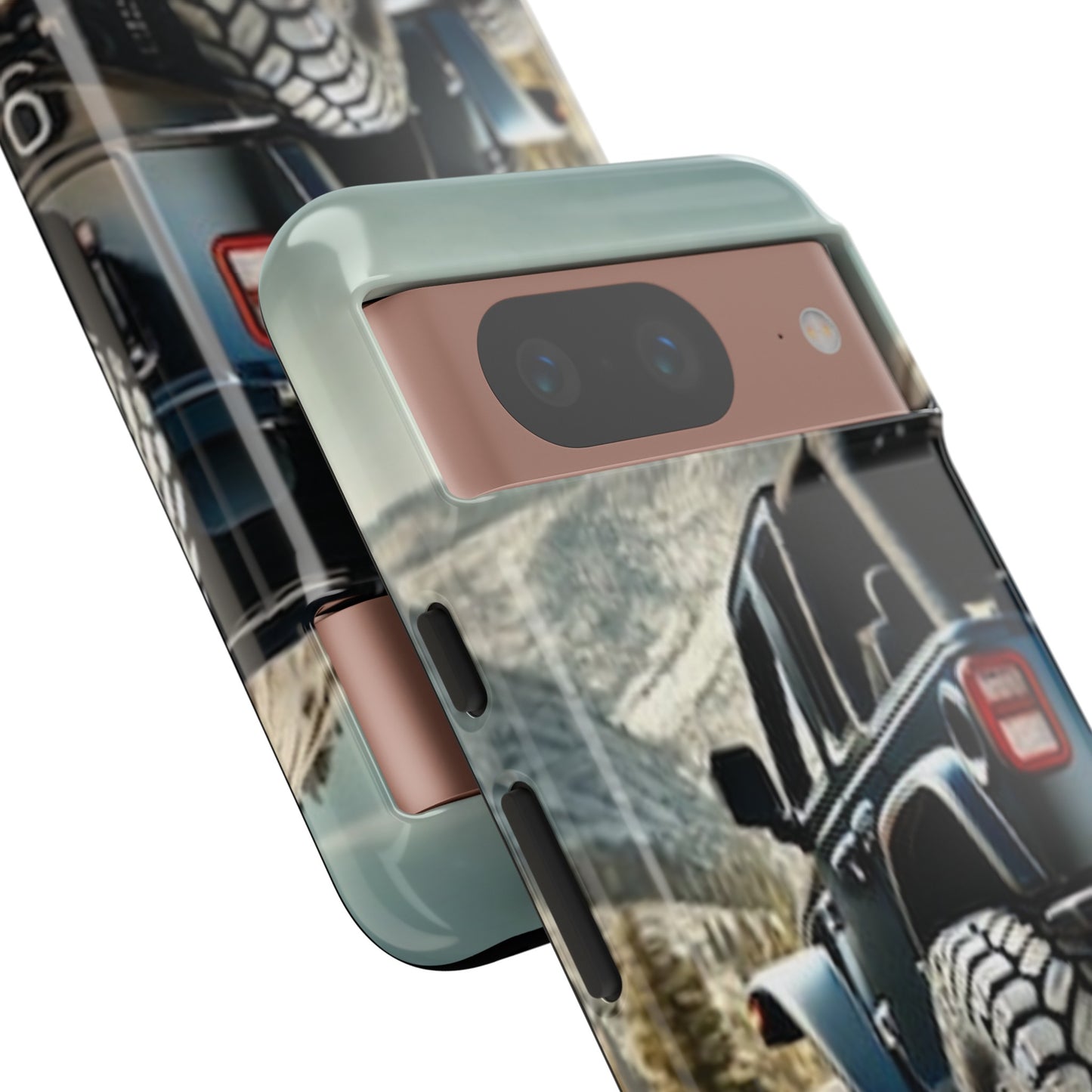 Blue Jeep Protective Phone Case