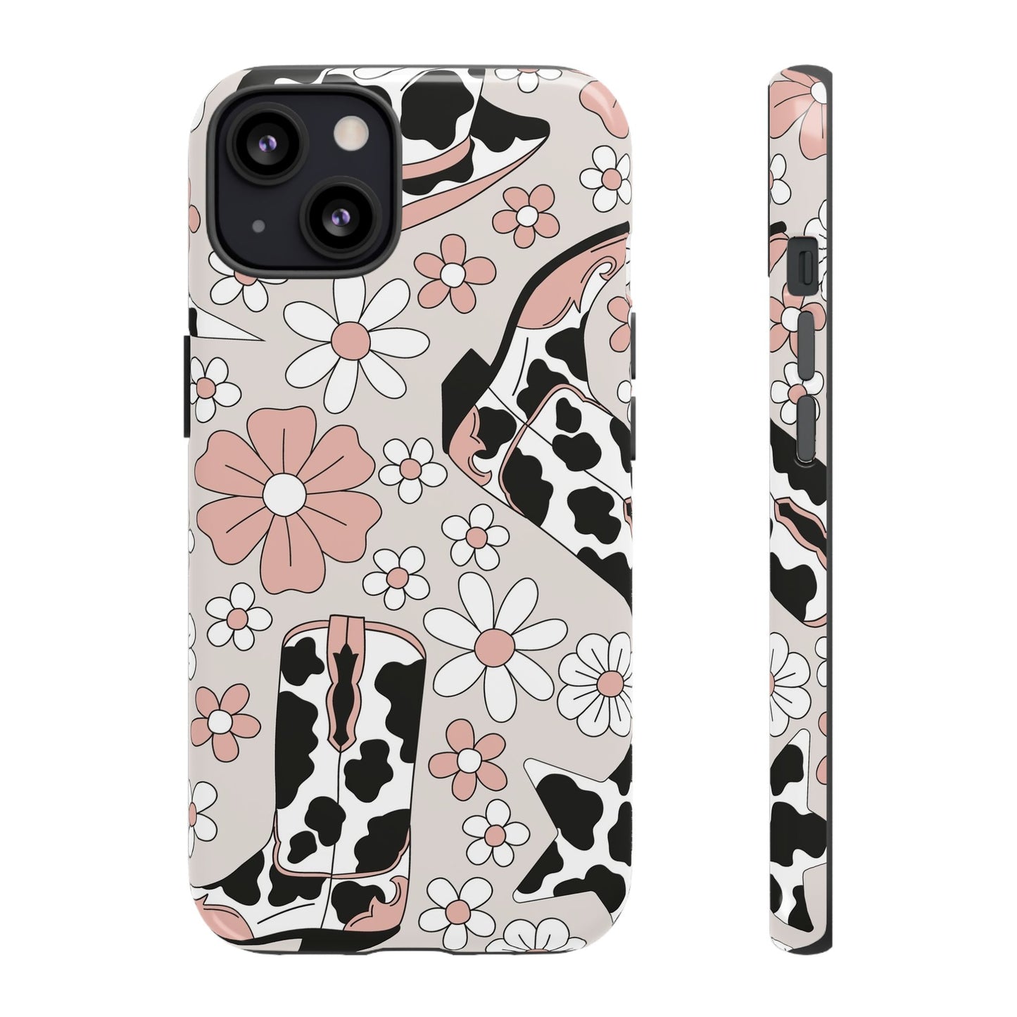 Western Flower Protective Phone Case for Google, Iphone and Samsung Phones