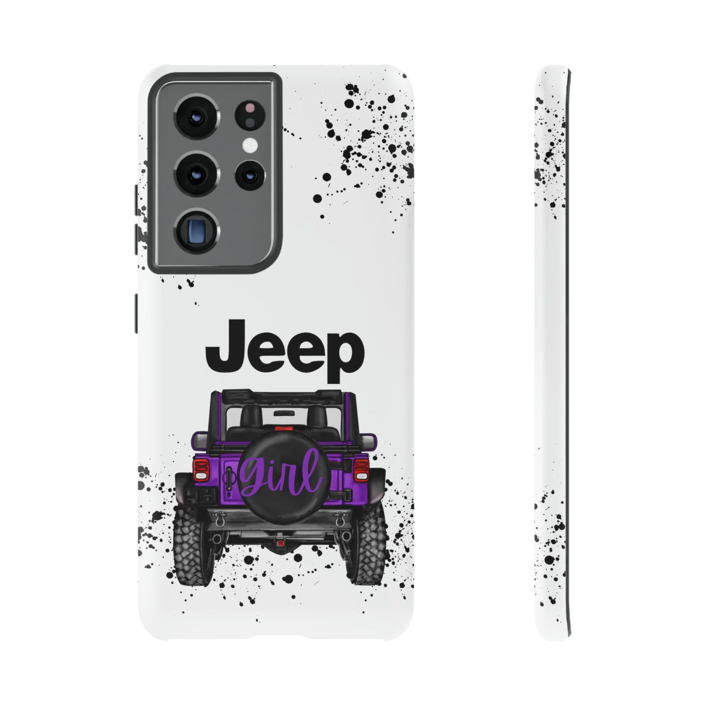 Off Road Girl Dark Purple Protective Case for Iphone, Google and Samsung Phones