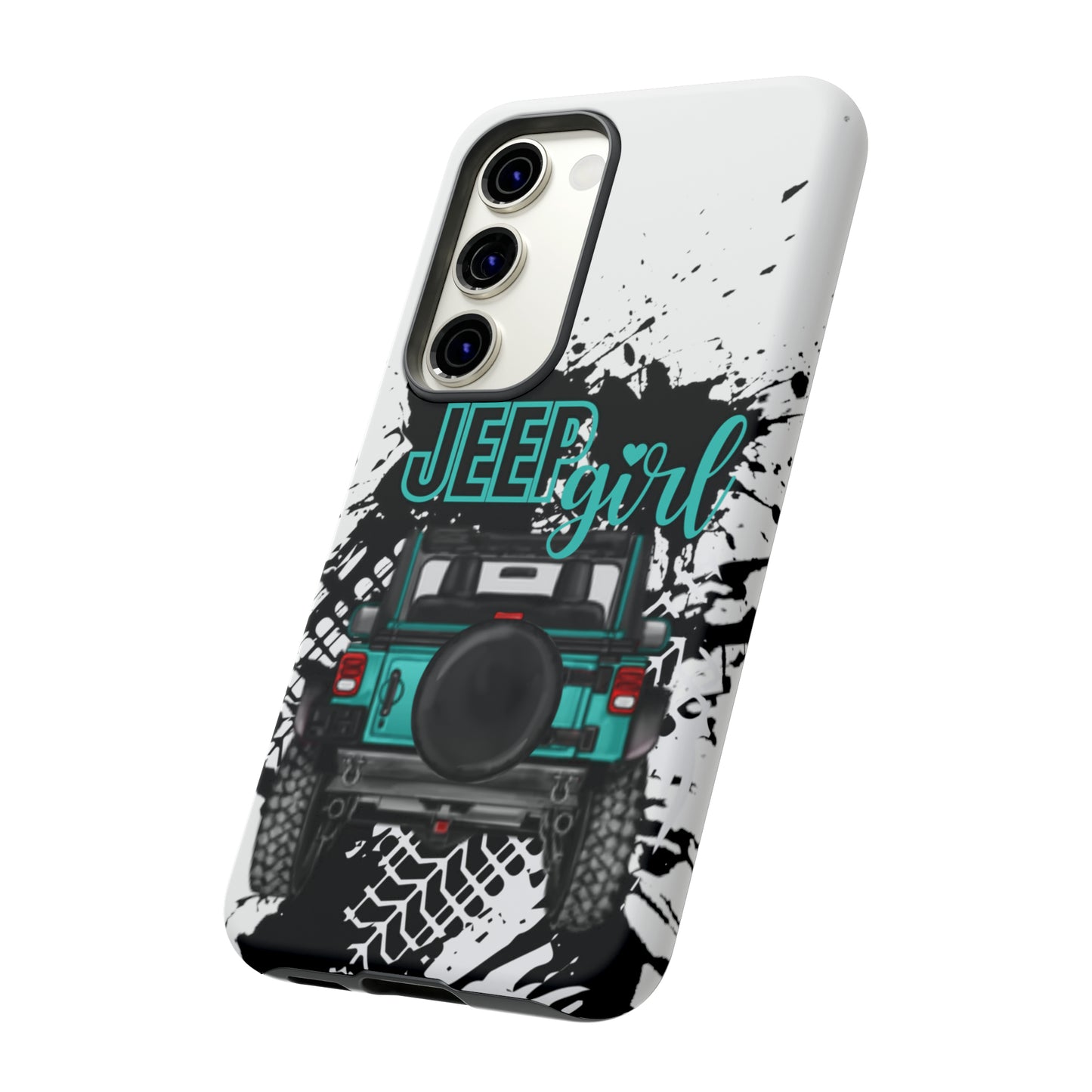 Off Road Girl Turquoise Tough Cases