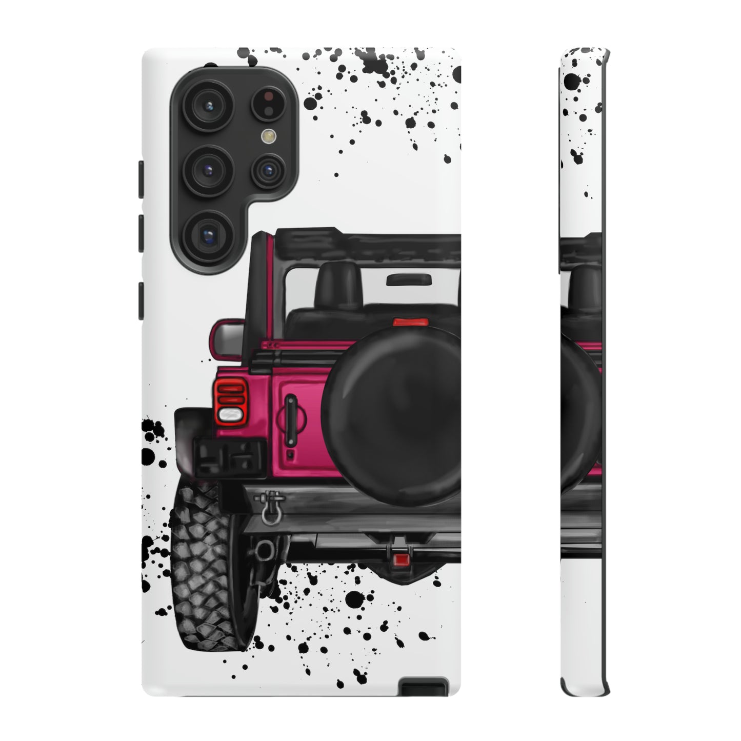 Off Road Life Dark Pink Protective Case for Iphone, Google and Samsung