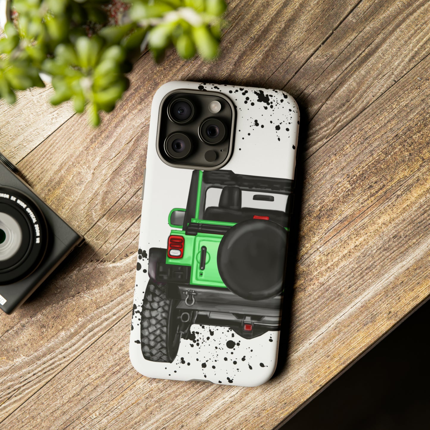 Off Road Life Green Protective Case for Iphone, Google and Samsung