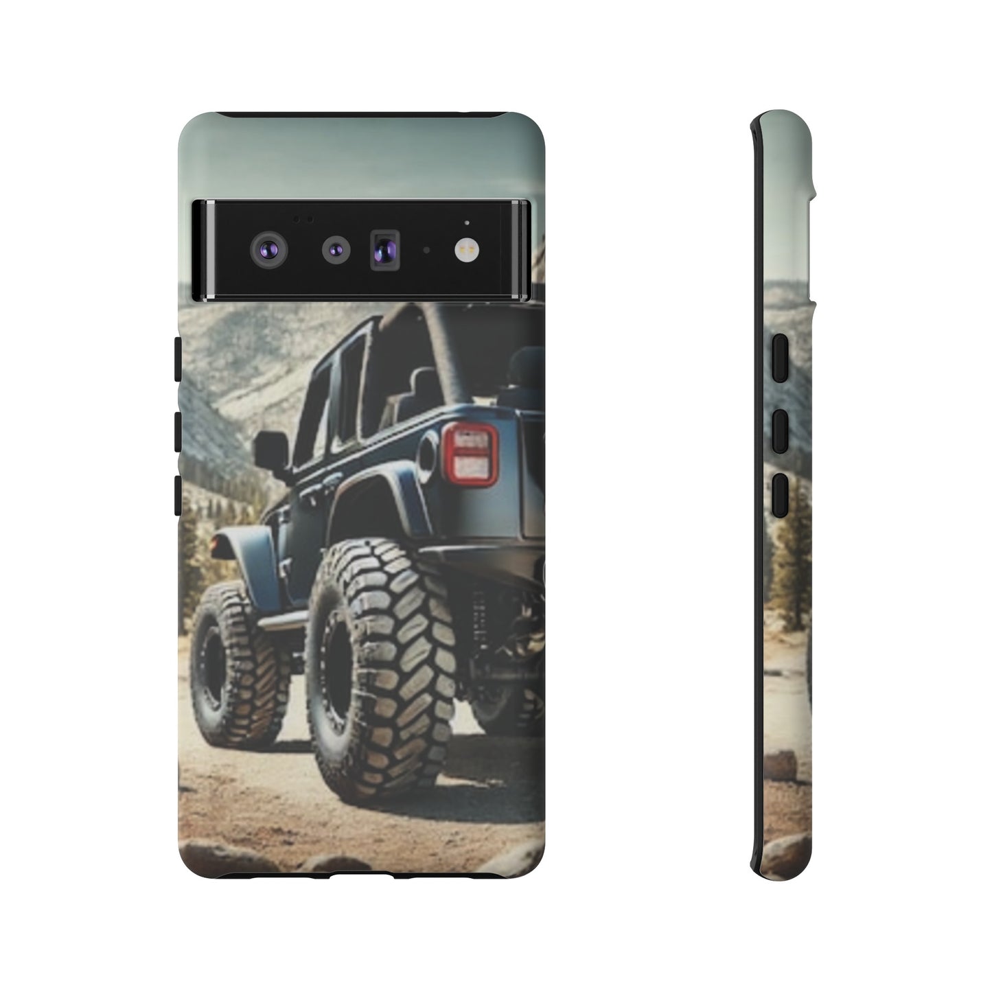 Blue Jeep Protective Phone Case