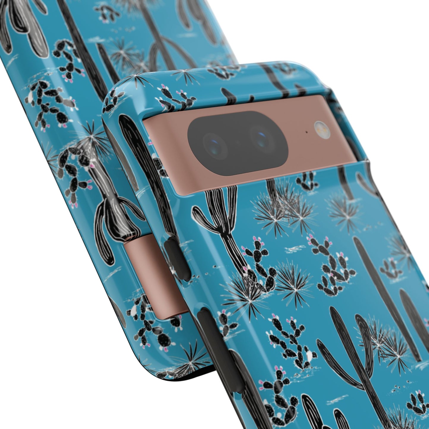 Turquoise Cactus Love Phone Case