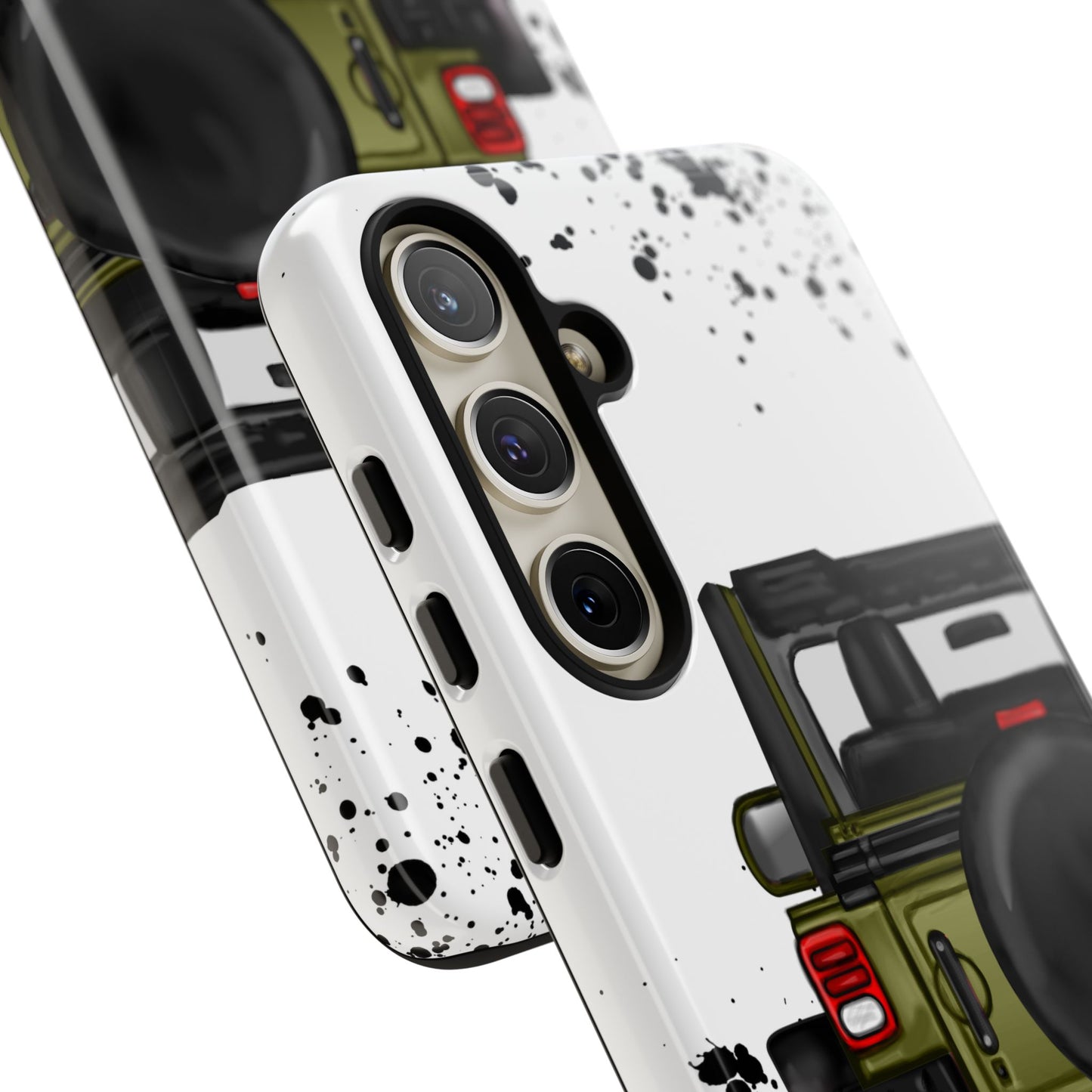 Off Road Life Army Green Protective Case for Iphone, Google and Samsung