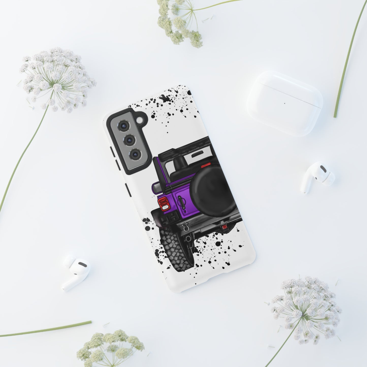 Off Road Life Purple Protective Case for Iphone, Google and Samsung