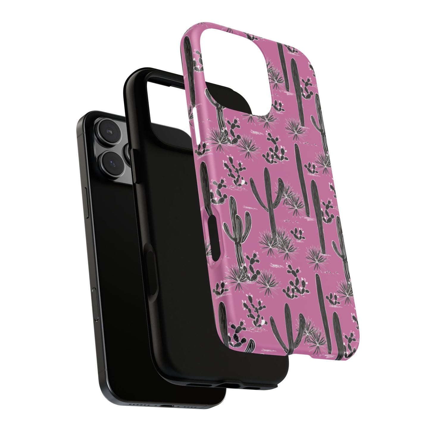 Pink Cactus Love Phone Case