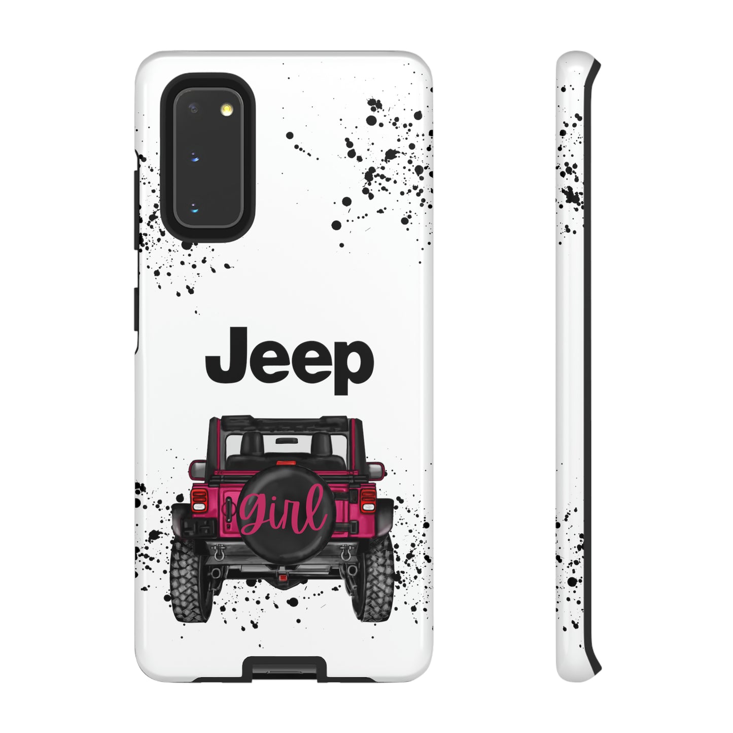 Off Road Girl Red Protective Case for Iphone, Google and Samsung Phones