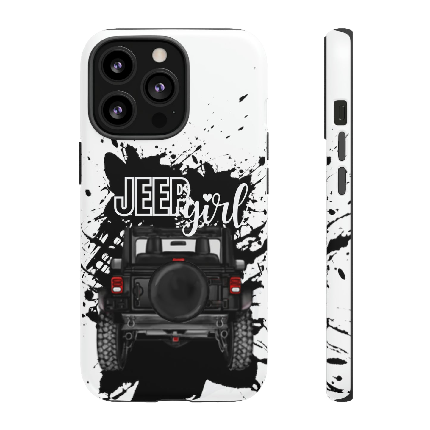 Off Road Girl Black Tough Cases