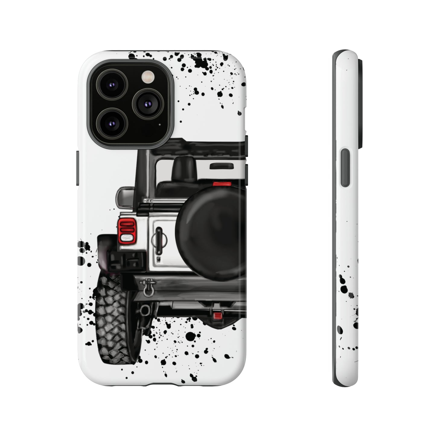 Off Road Life White Protective Case for Iphone, Google and Samsung