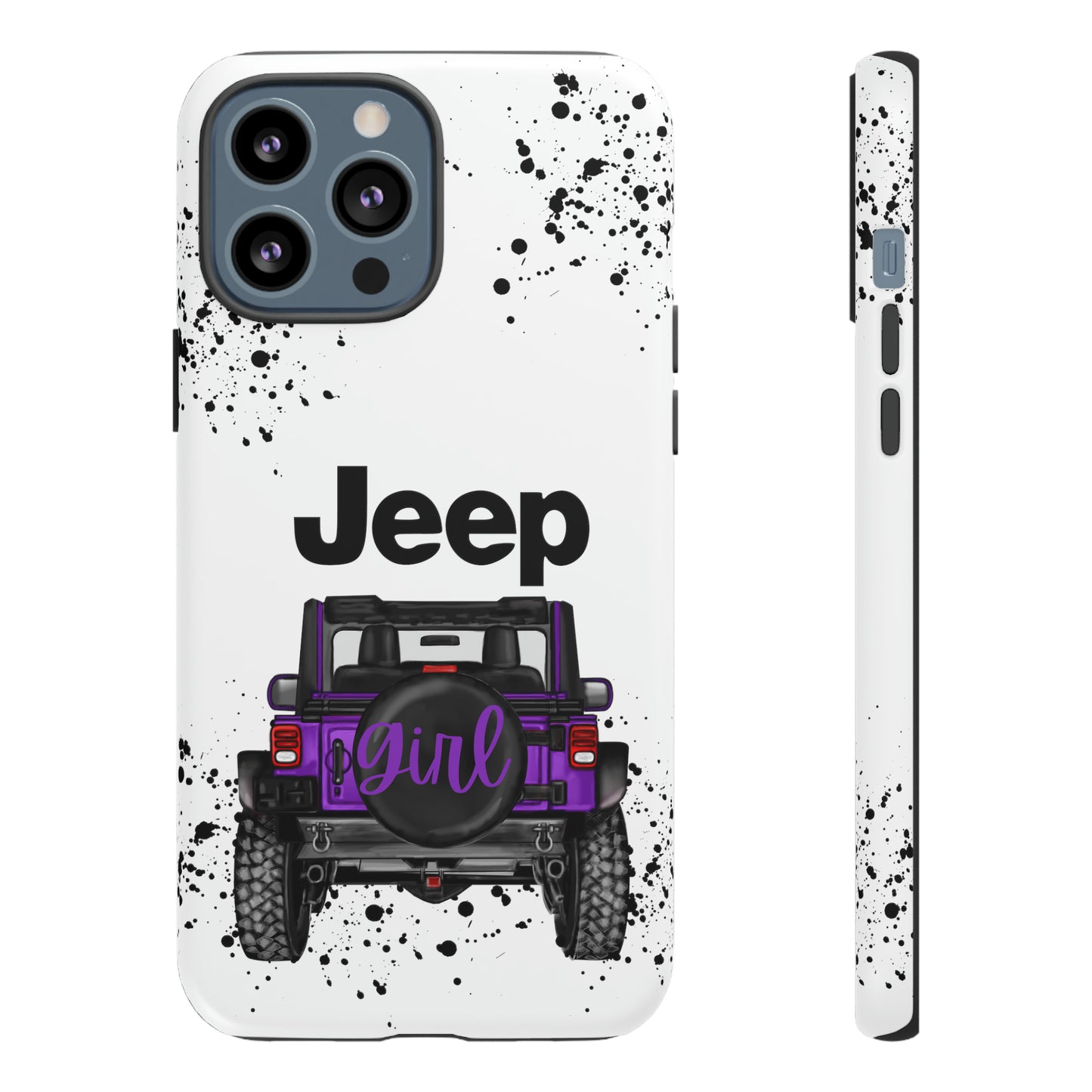 Off Road Girl Dark Purple Protective Case for Iphone, Google and Samsung Phones