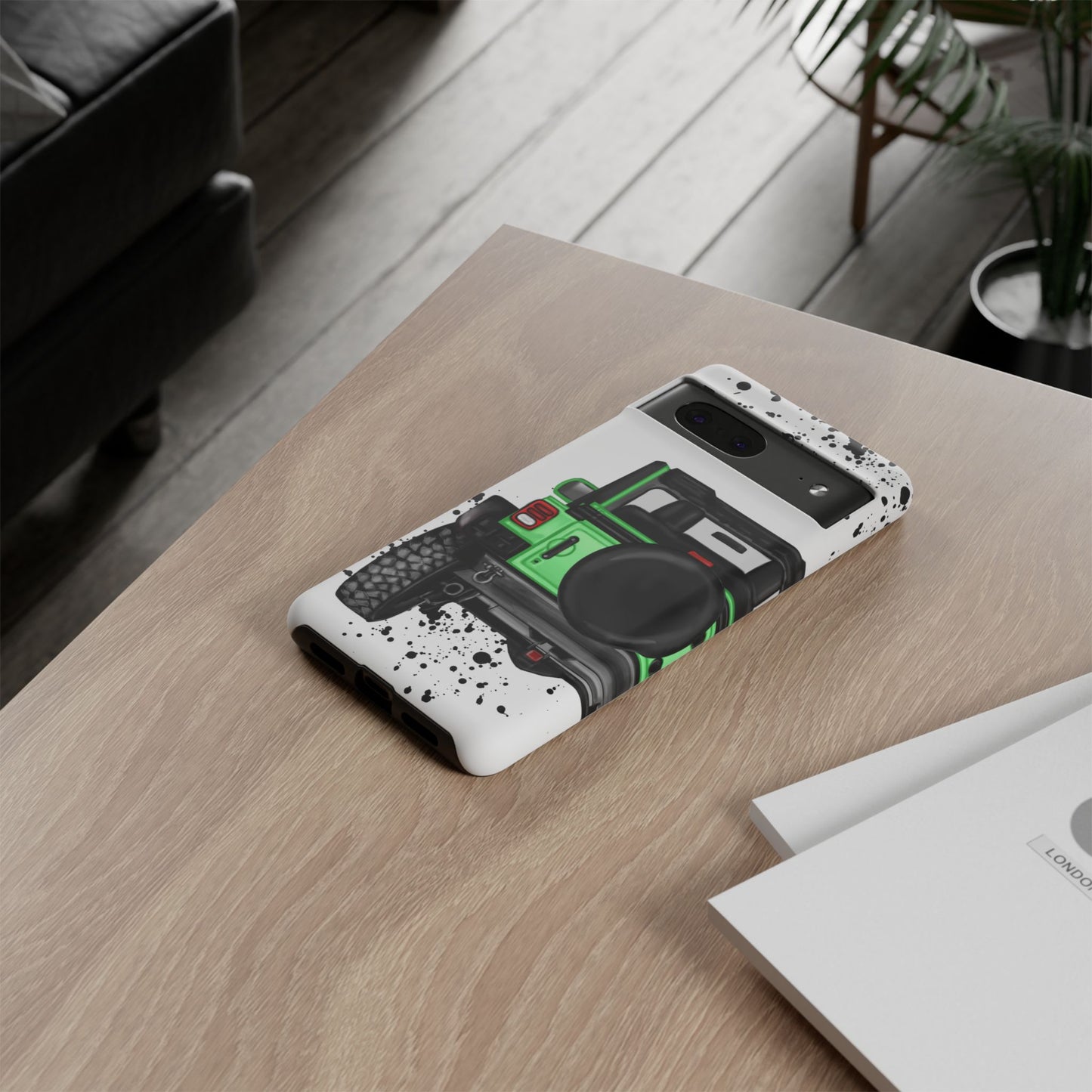 Off Road Life Green Protective Case for Iphone, Google and Samsung