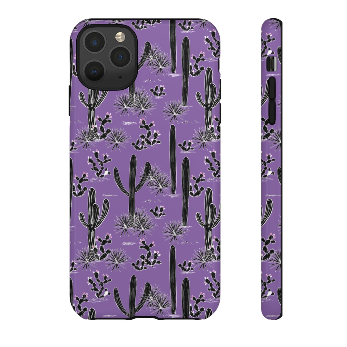 Purple Cactus Love Phone Case