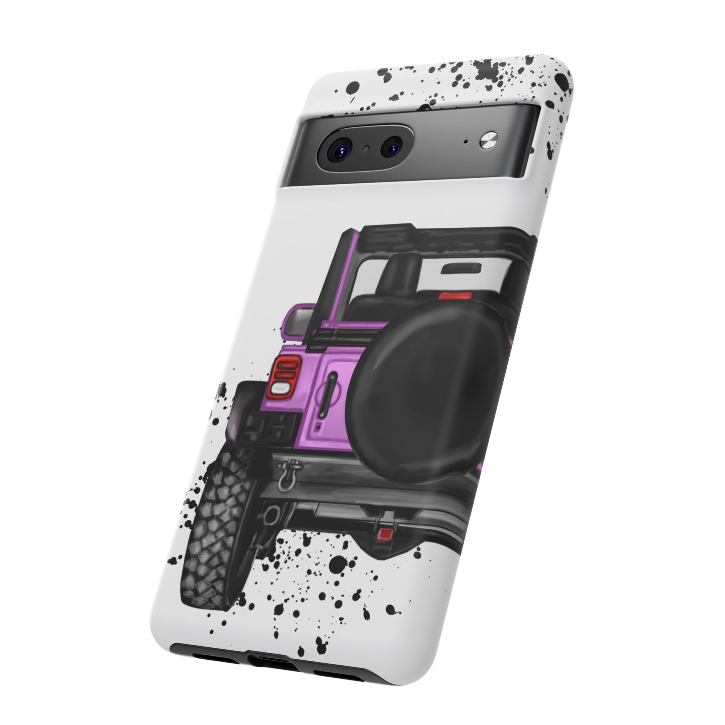 Off Road Life Pink/Light Purple Protective Case for Iphone, Google and Samsung