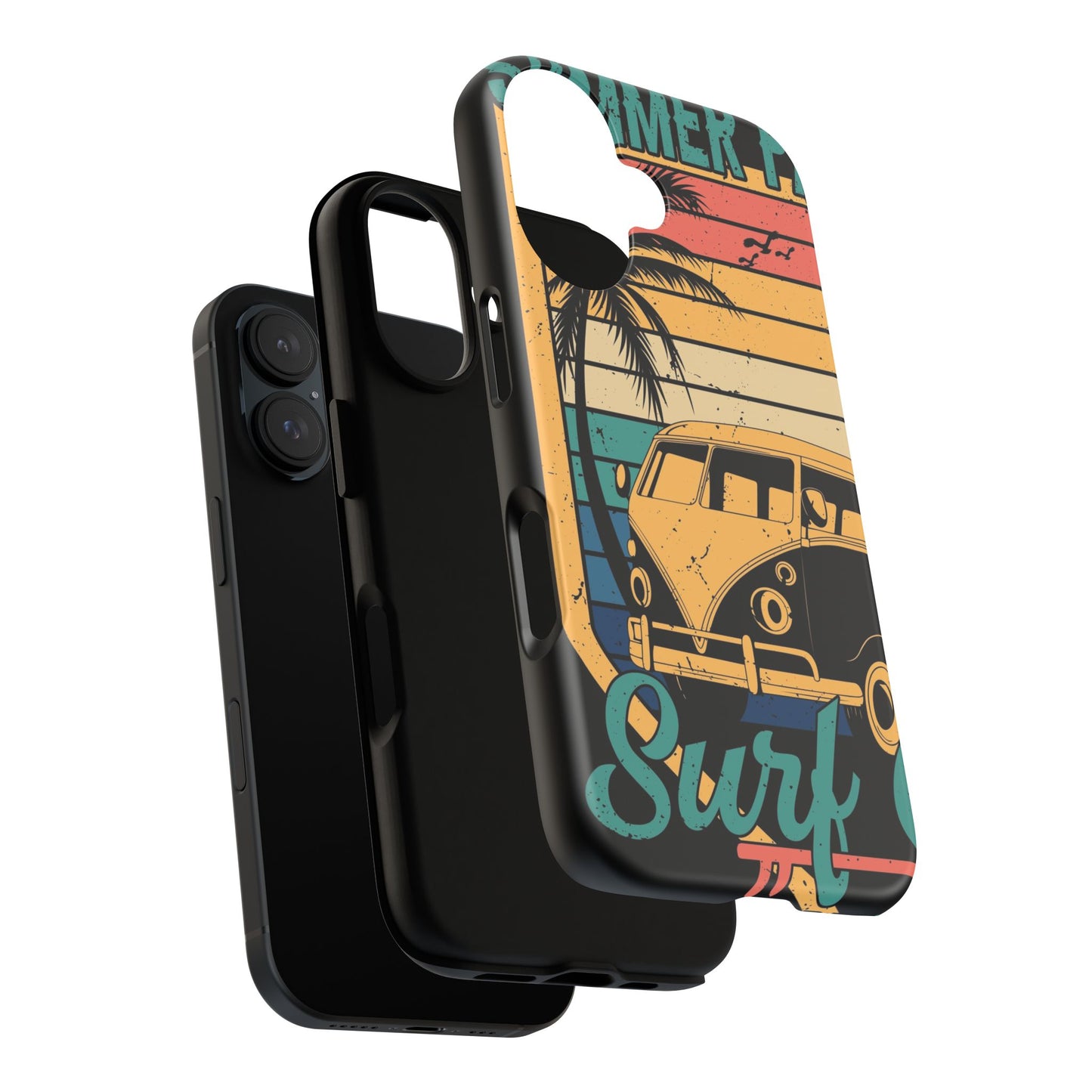 Retro Van Surf Summer Protective Phone Case