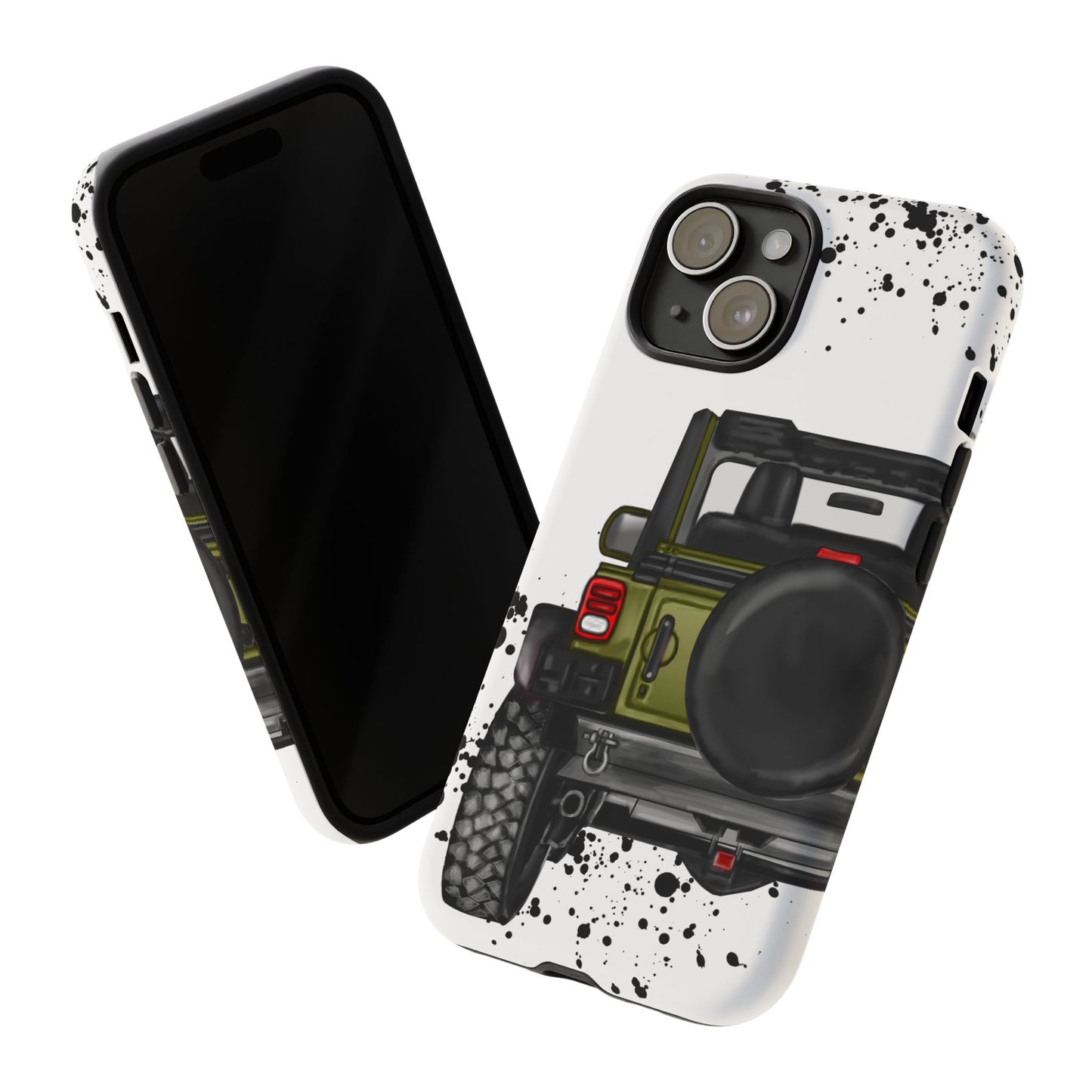 Off Road Life Army Green Protective Case for Iphone, Google and Samsung