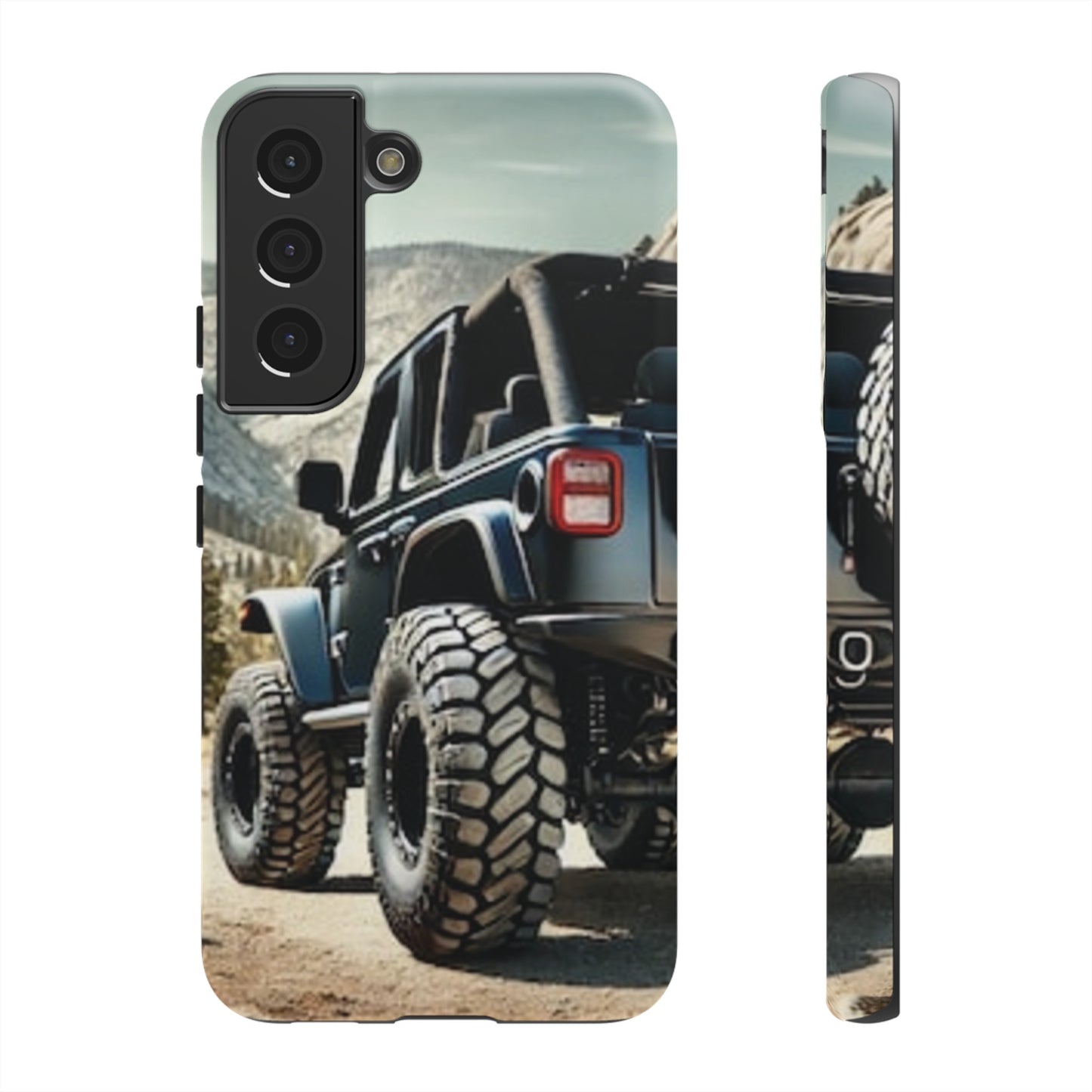 Blue Jeep Protective Phone Case