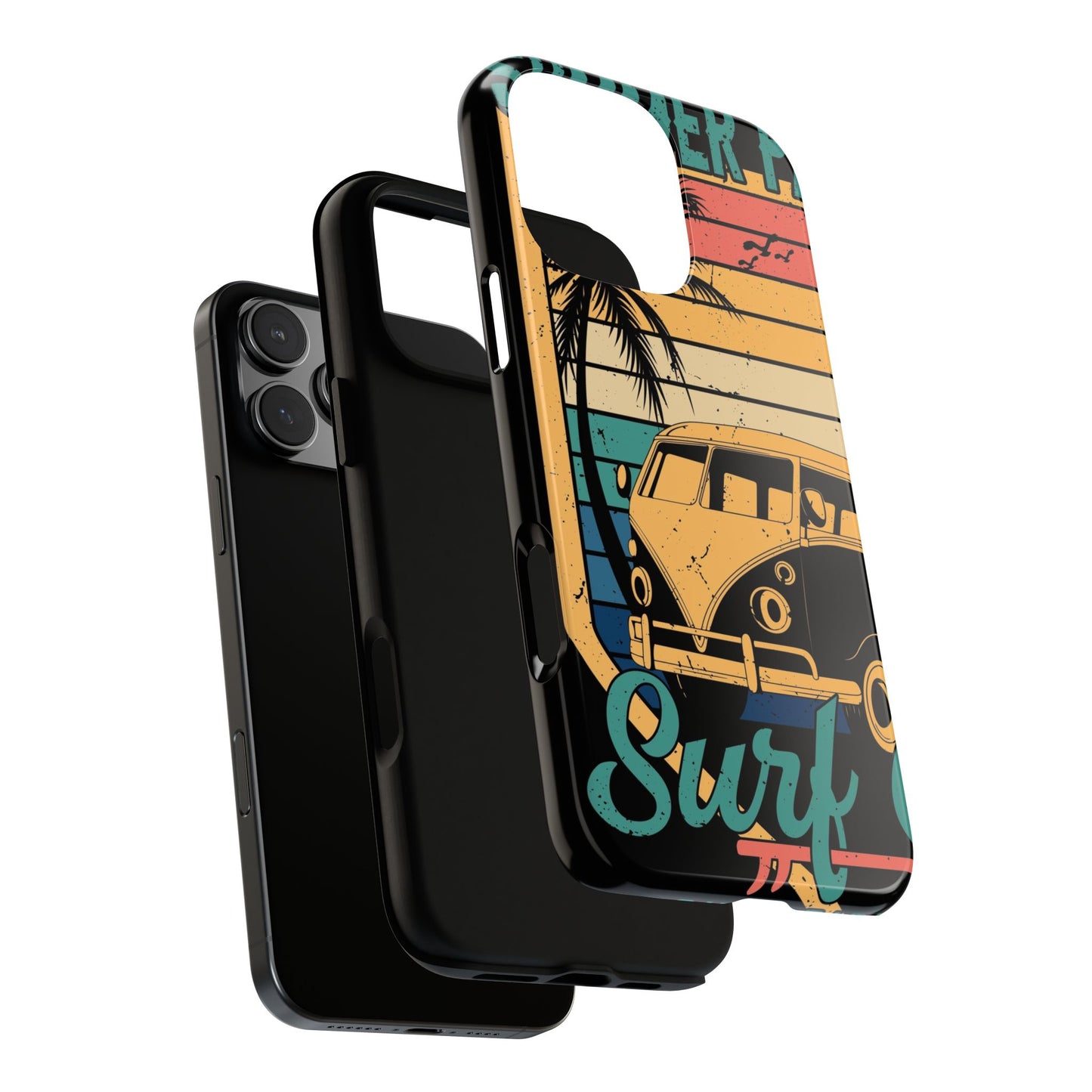 Retro Van Surf Summer Protective Phone Case