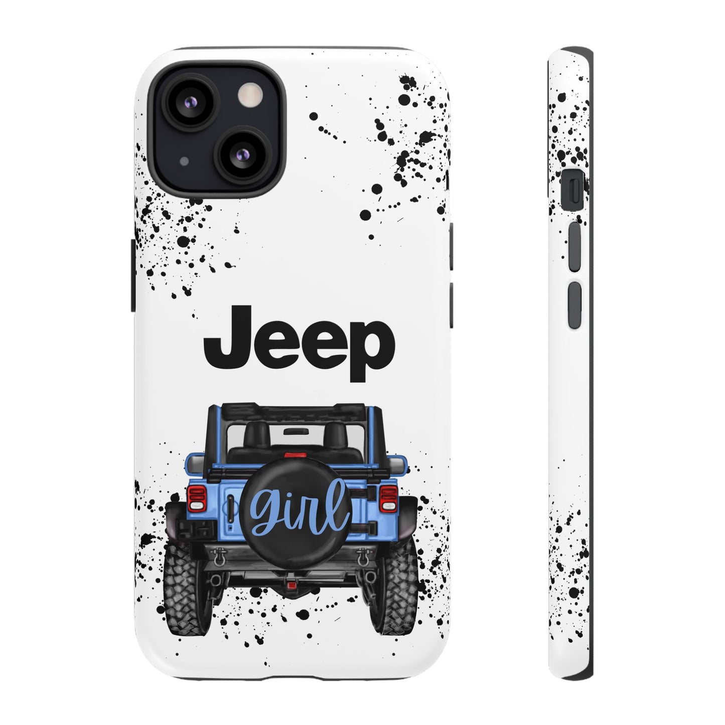 Off Road Girl Light Blue Protective Case for Iphone, Google and Samsung Phones