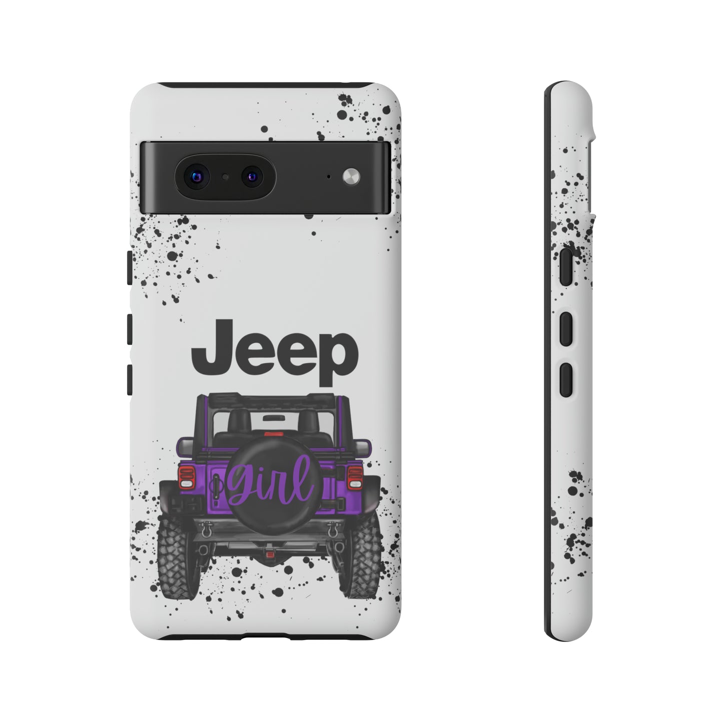 Off Road Girl Dark Purple Protective Case for Iphone, Google and Samsung Phones