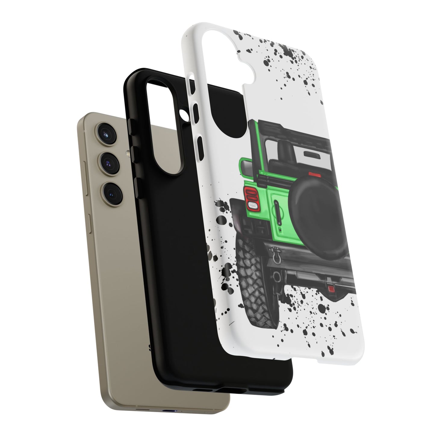 Off Road Life Green Protective Case for Iphone, Google and Samsung
