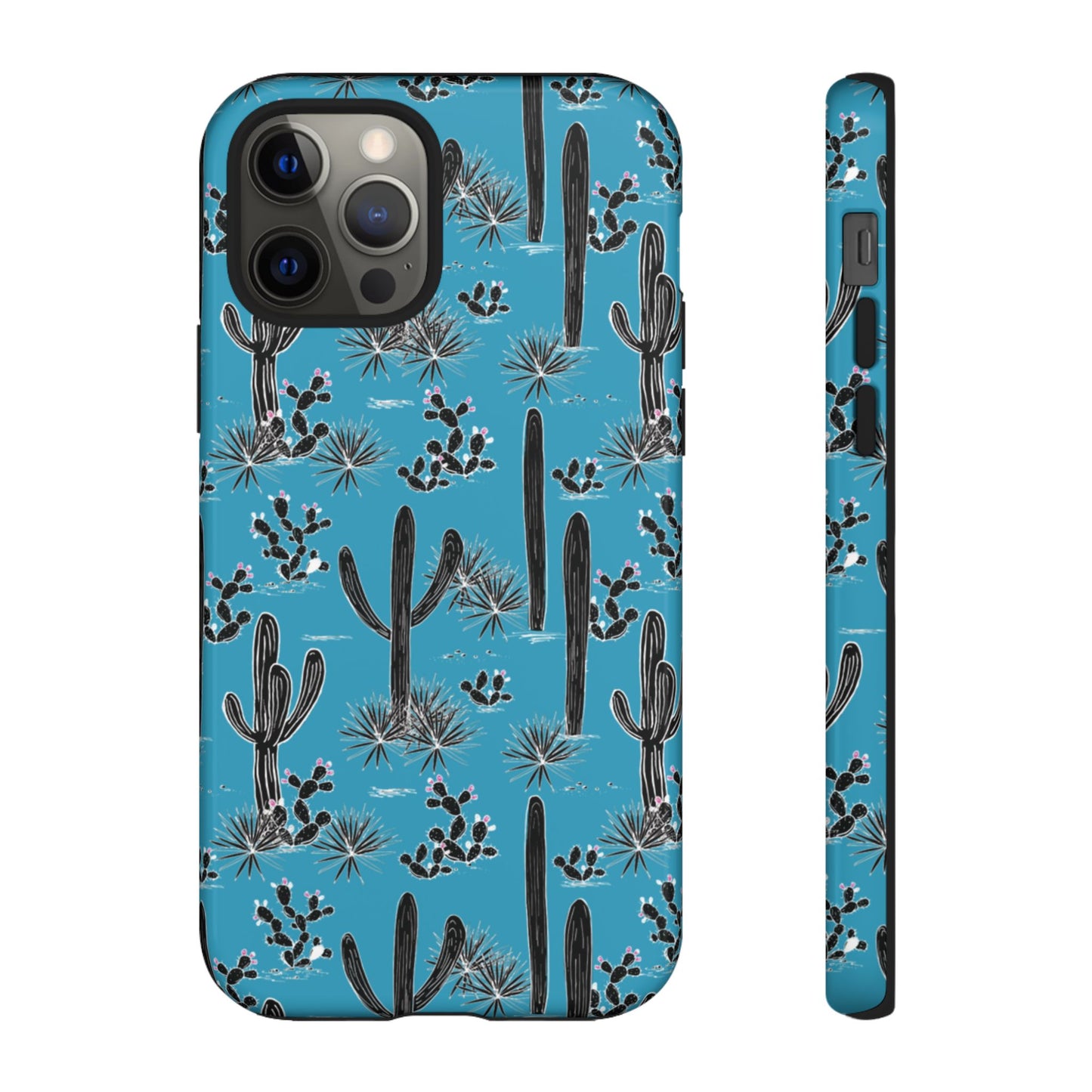 Turquoise Cactus Love Phone Case